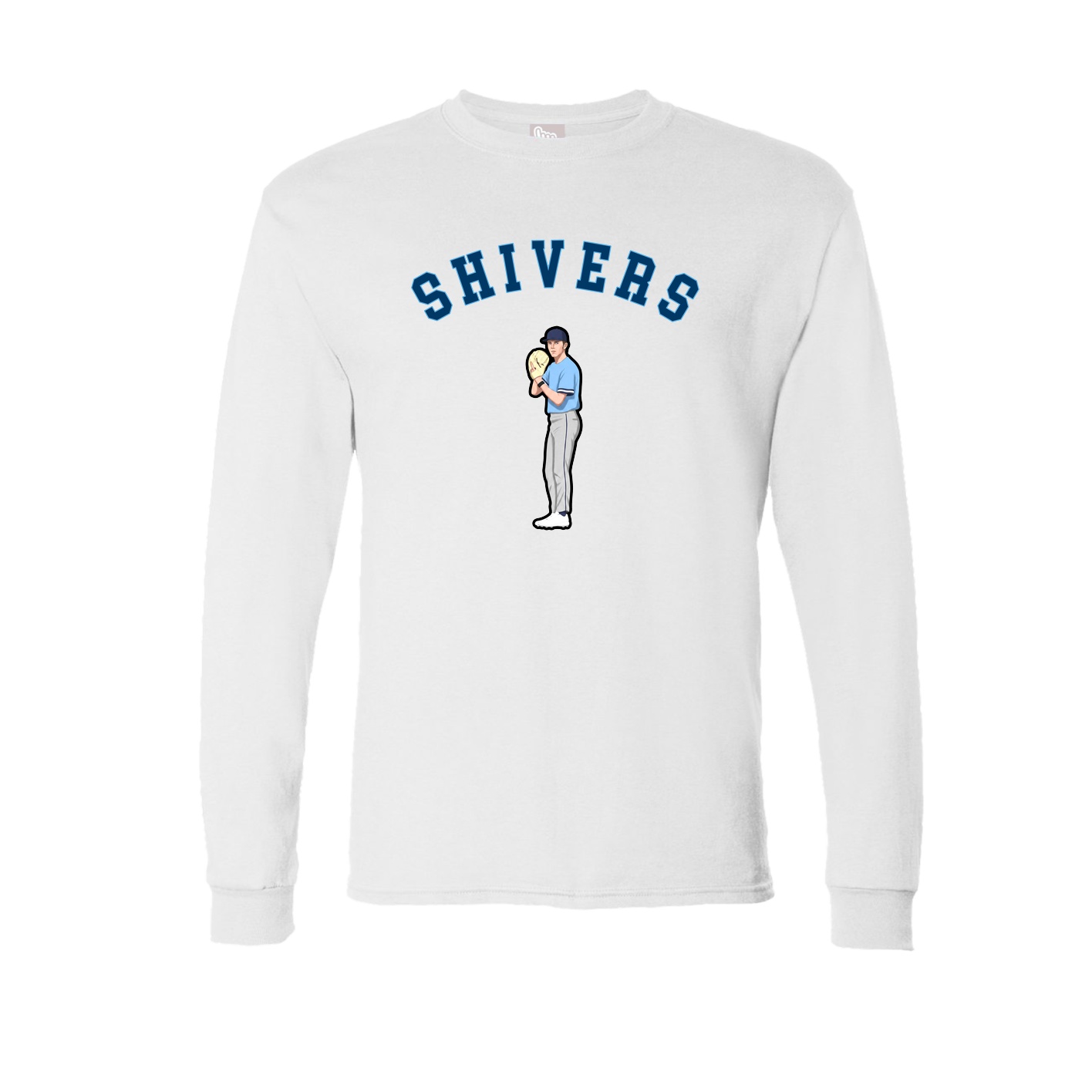 Long Sleeve Tee — Shirsey Arch in White