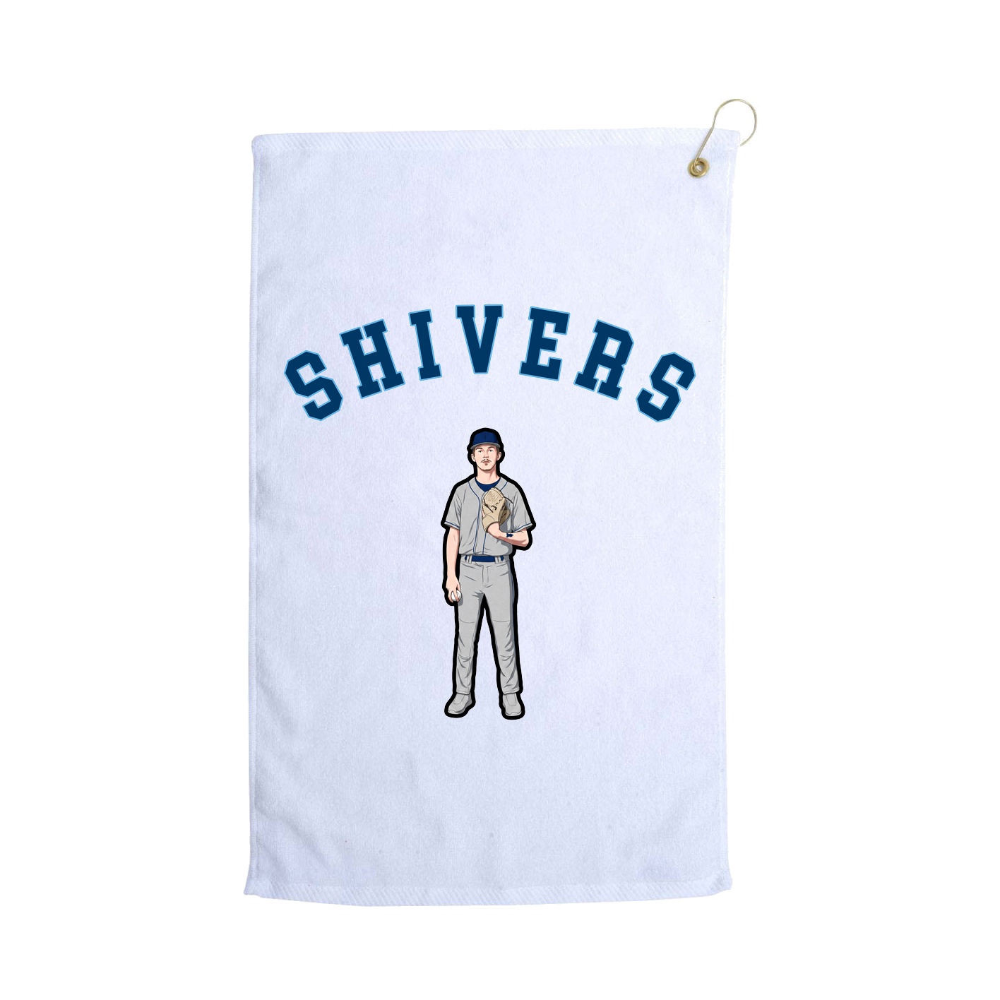 Golf Towel — Shirsey Arch in White