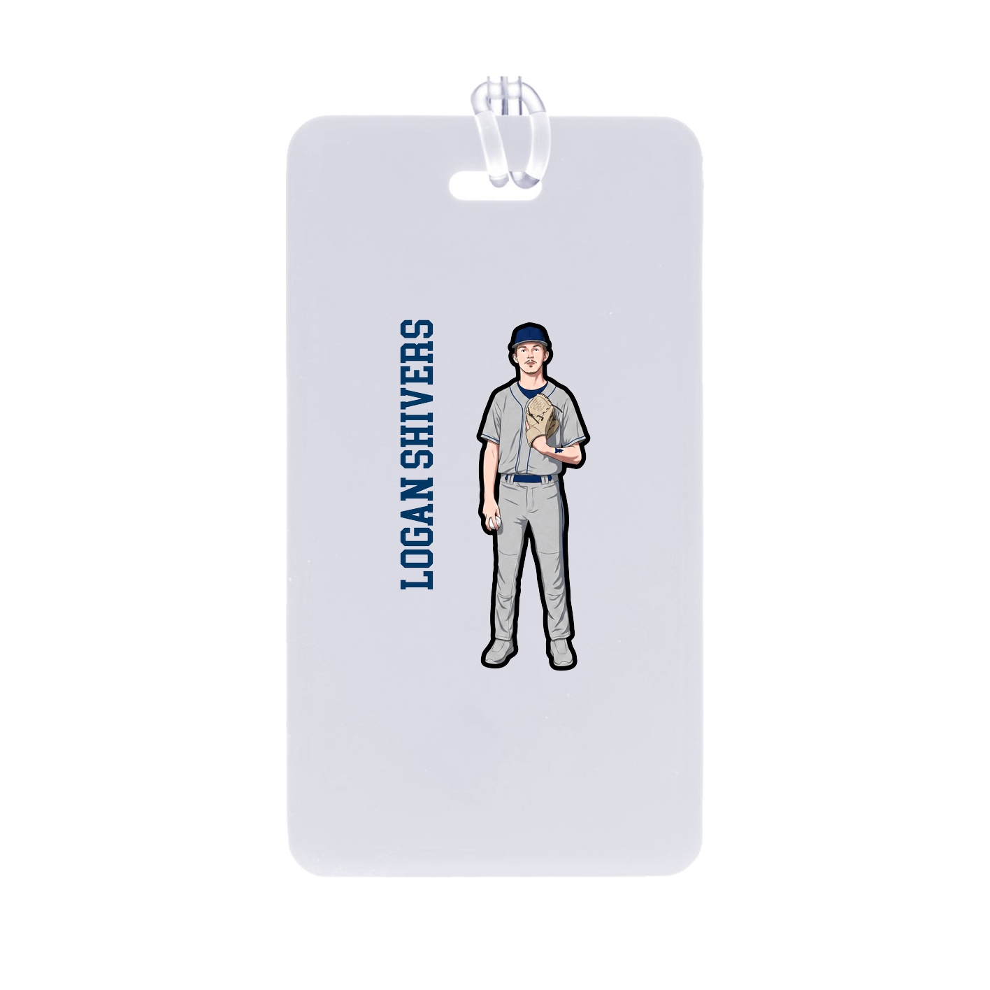 Bag Tag — Name Vertical in Classic