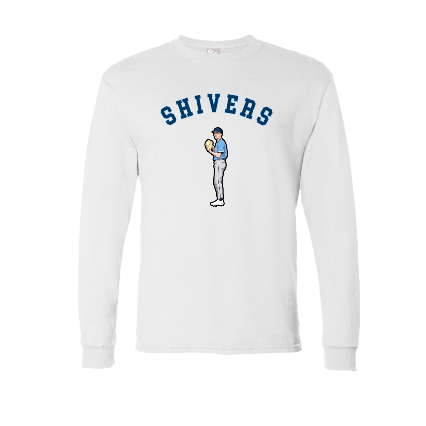 Long Sleeve Tee — Shirsey Arch in White