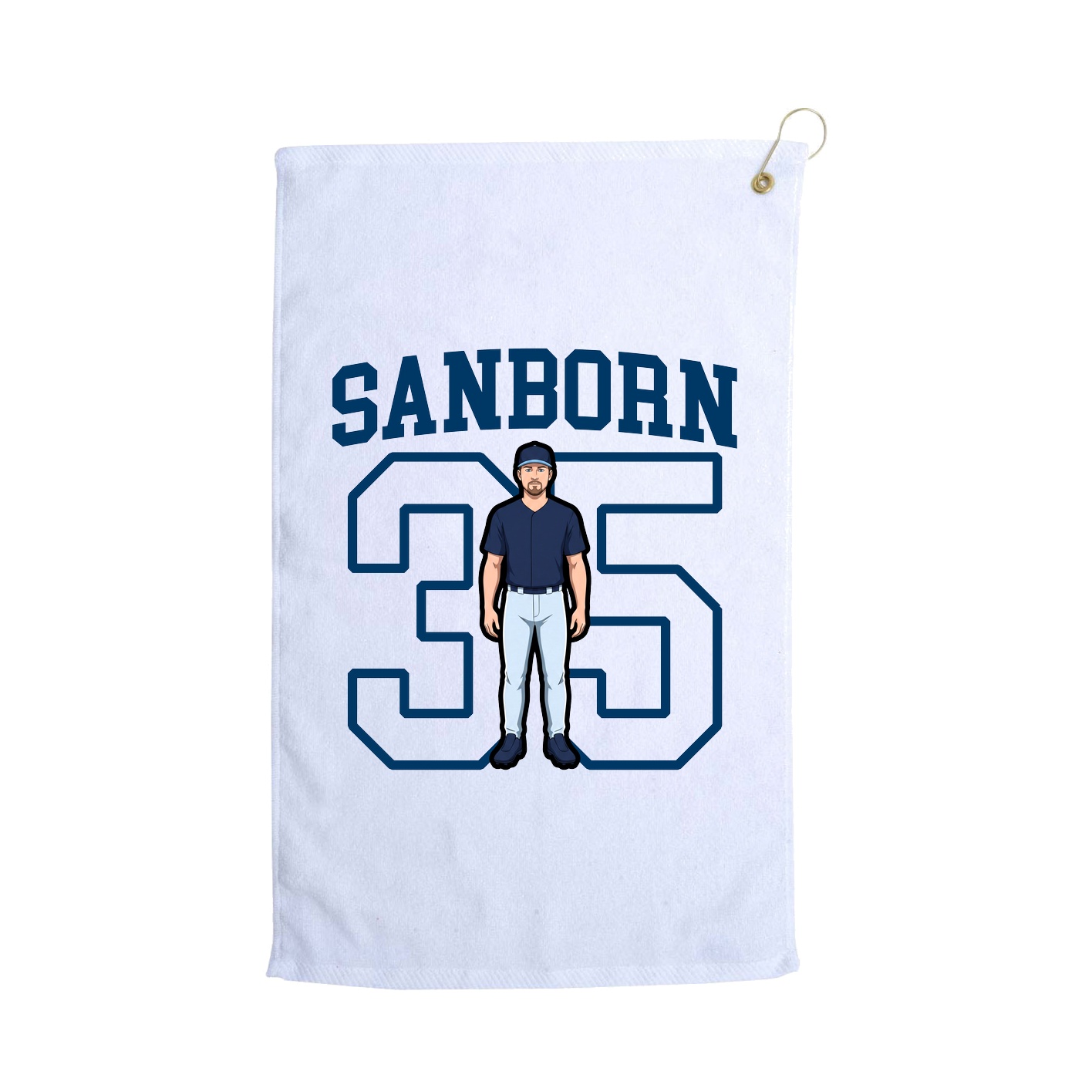 Golf Towel — Shirsey in White