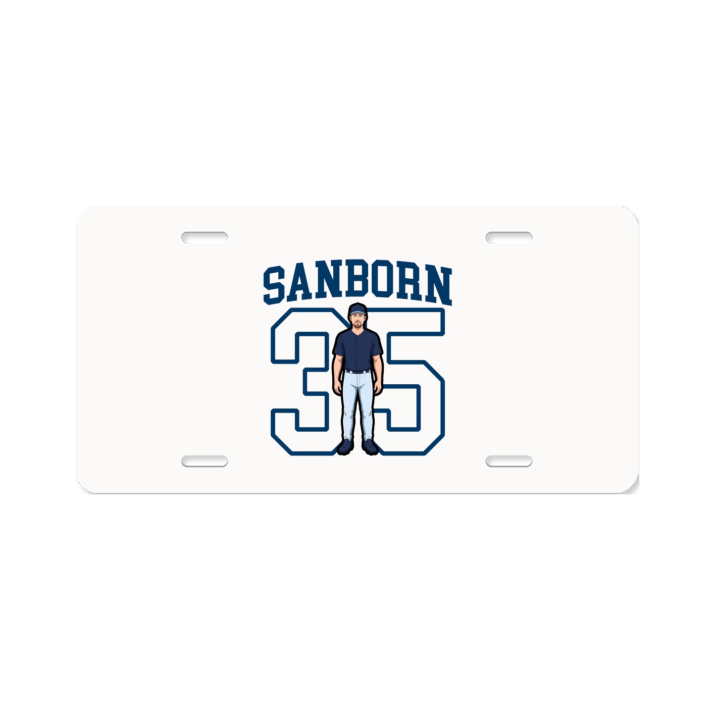 License Plate — Shirsey in Classic