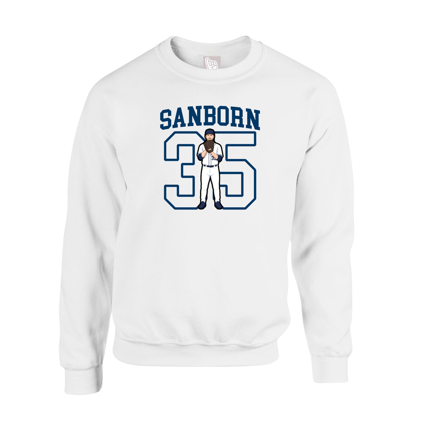 Fleece Crew — Shirsey in White