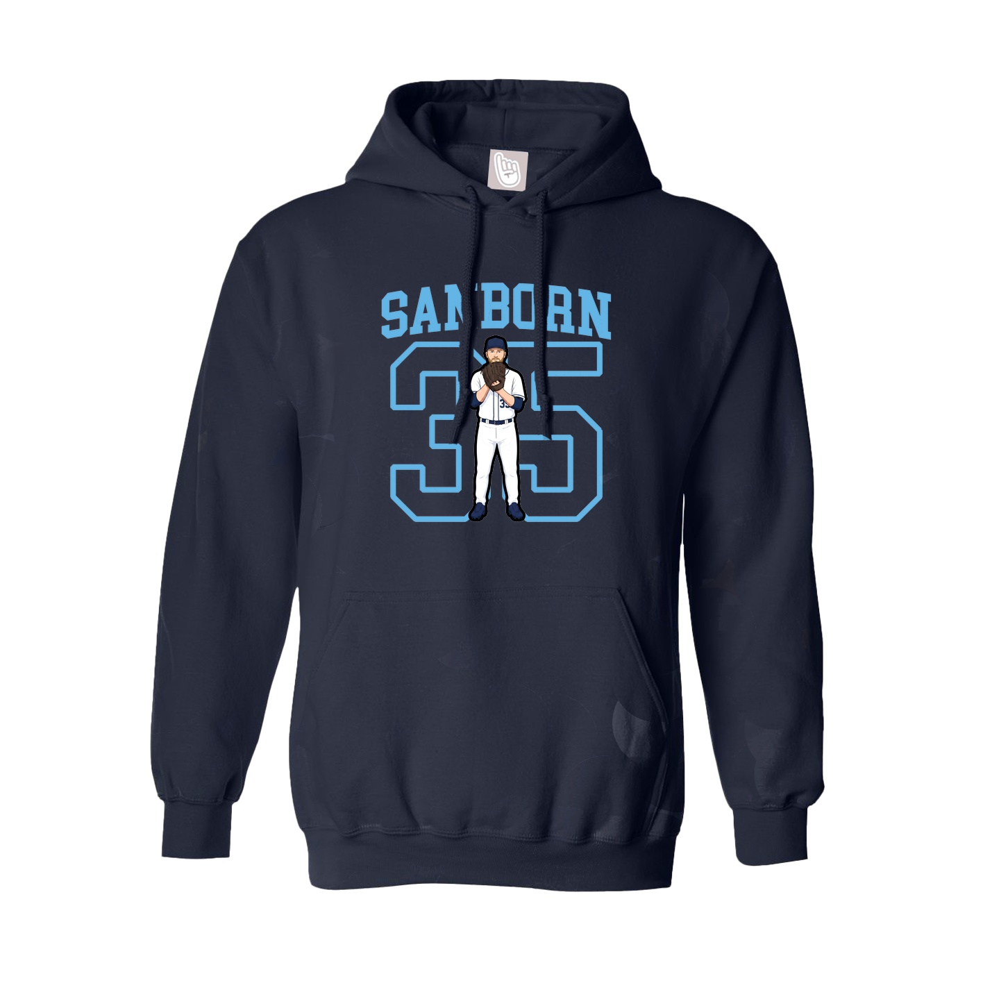 Youth Hoodie — Shirsey in Navy