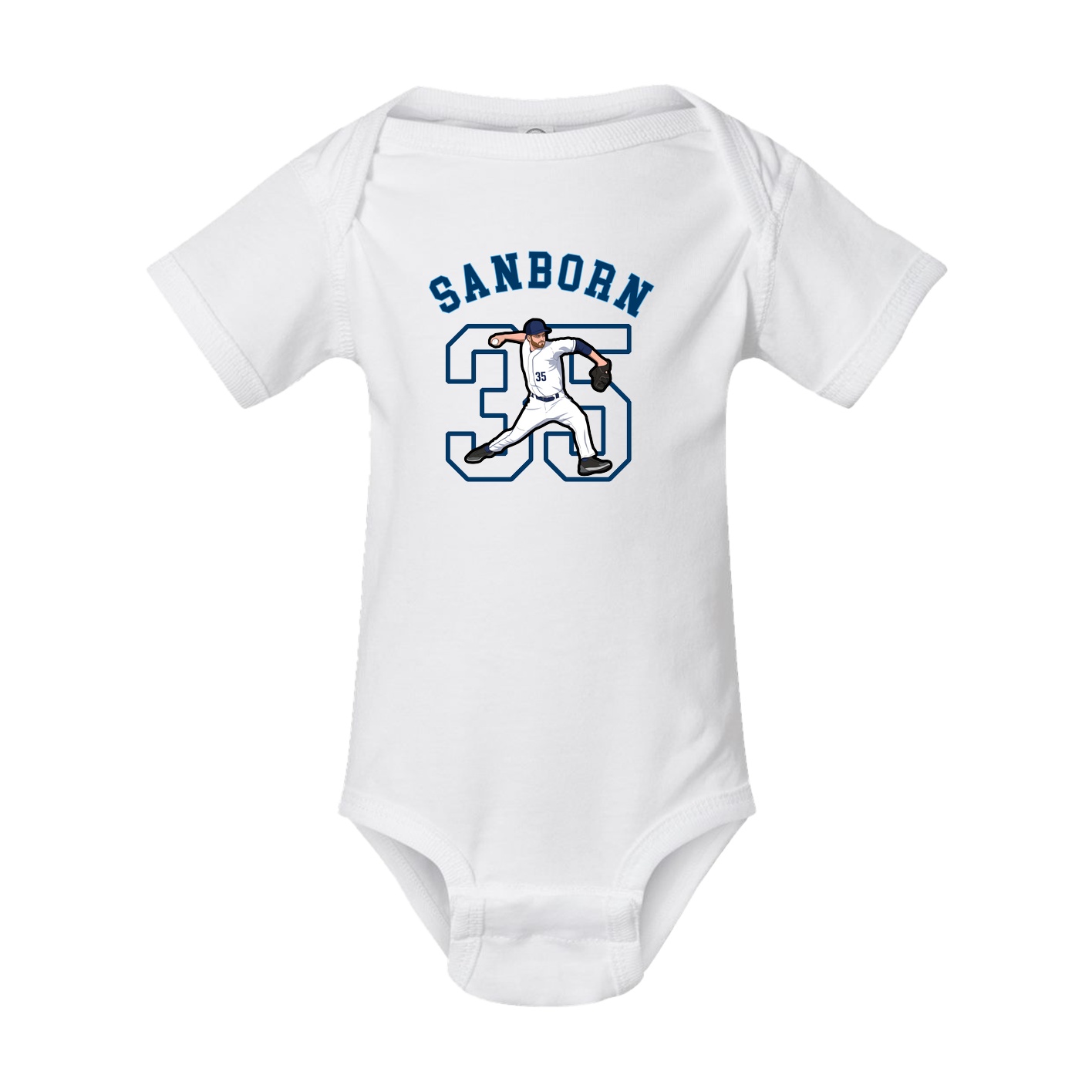 Baby Onesie — Shirsey Arch in White