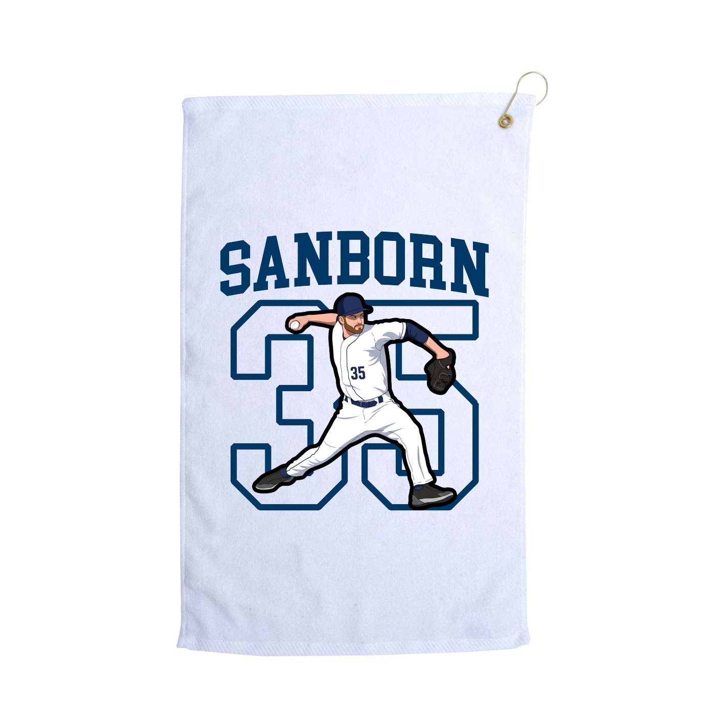Golf Towel — Shirsey in White