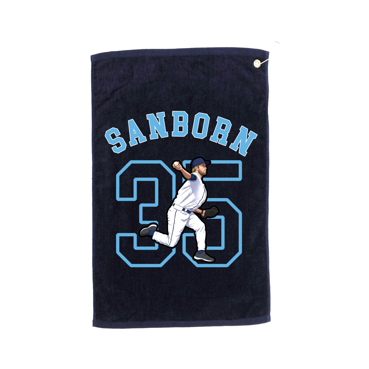 Golf Towel — Shirsey Arch in Navy