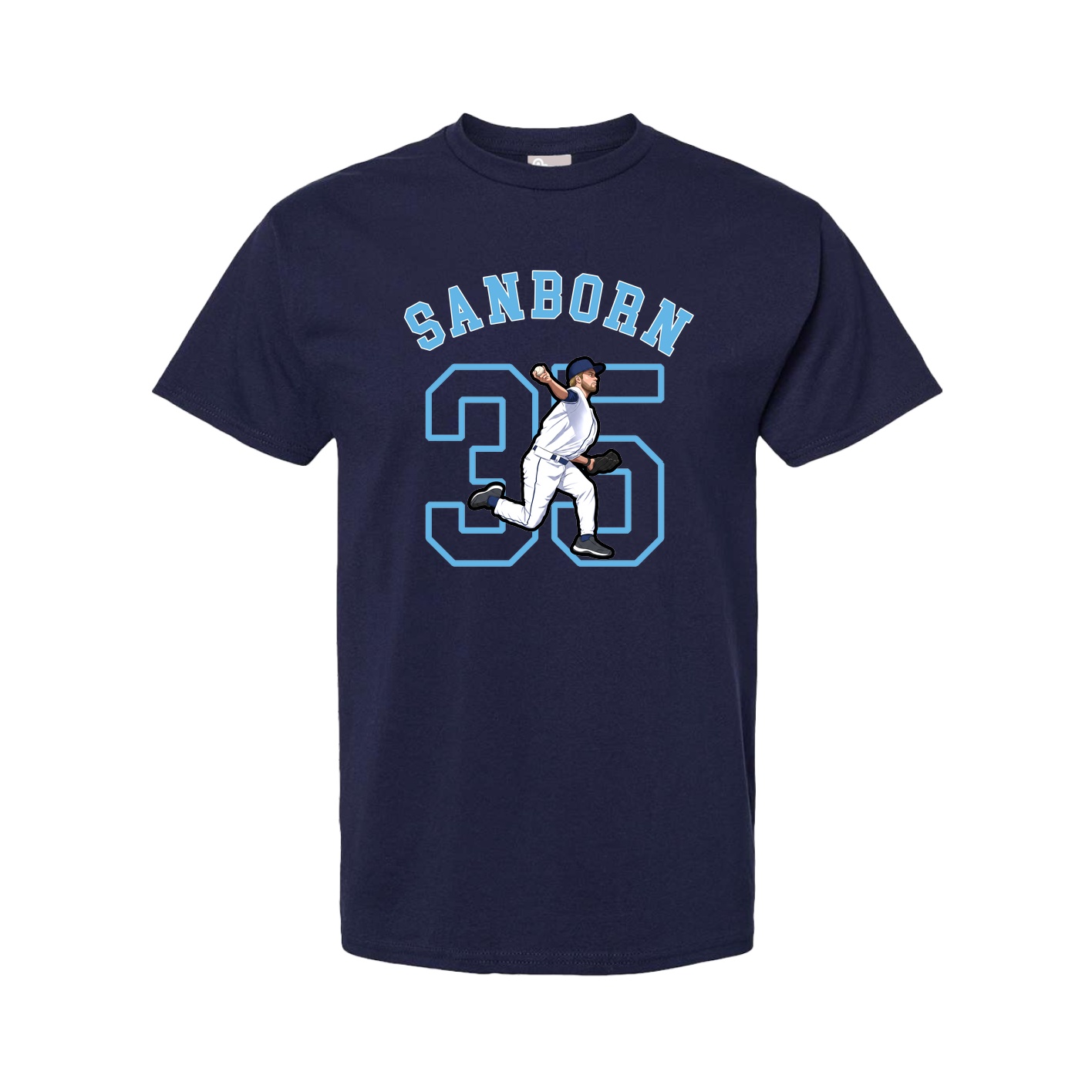 Youth Tee — Shirsey Arch in Navy