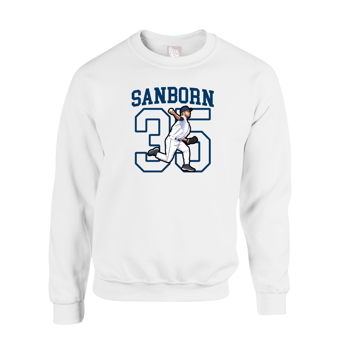 Fleece Crew — Shirsey in White