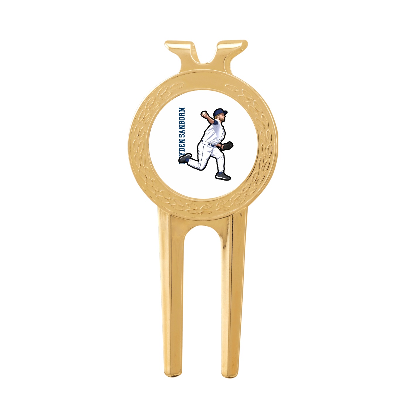 Divot Tool with Ball Marker — Name Vertical in Classic