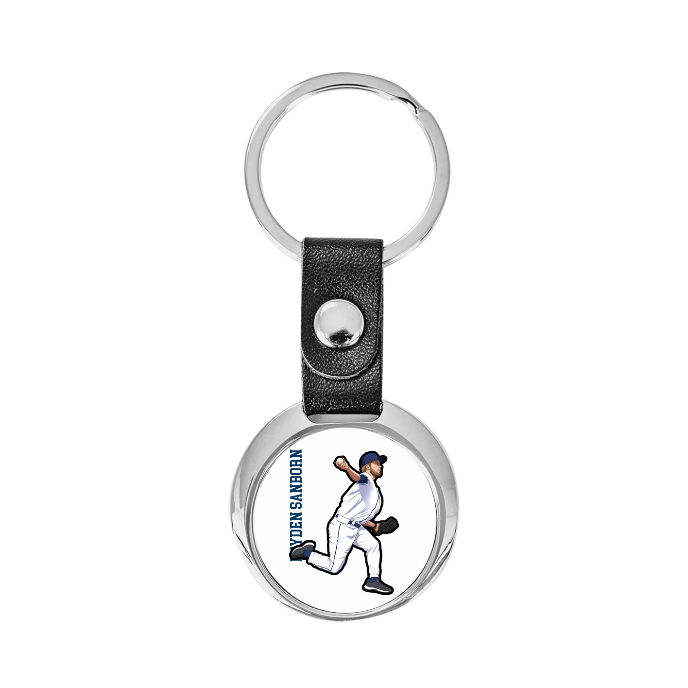 Key Chain — Name Vertical in Classic