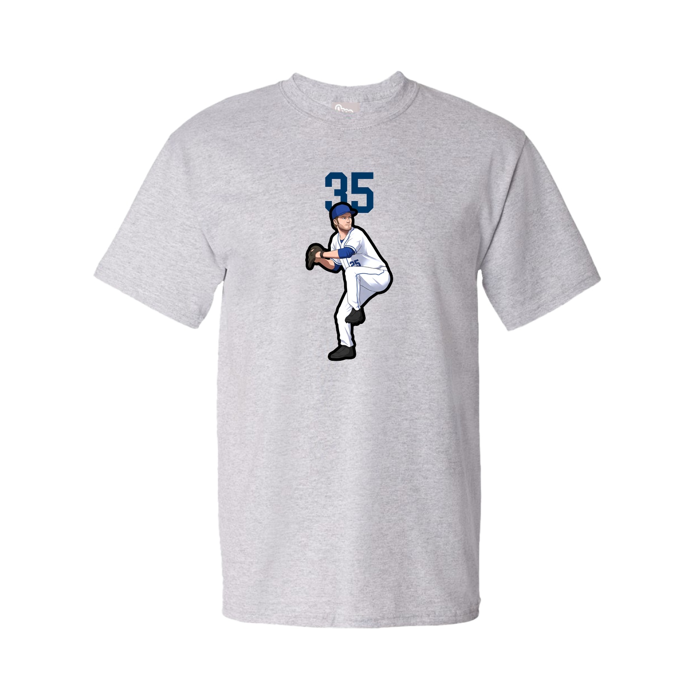 Tee — Number Top in Grey