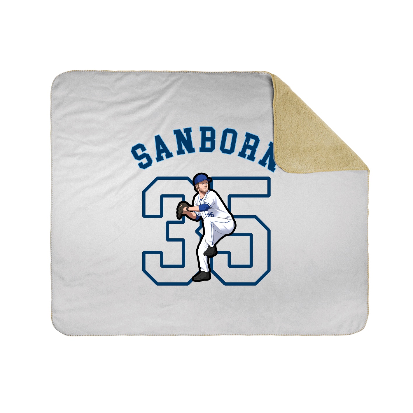Throw Blanket — Shirsey Arch in White