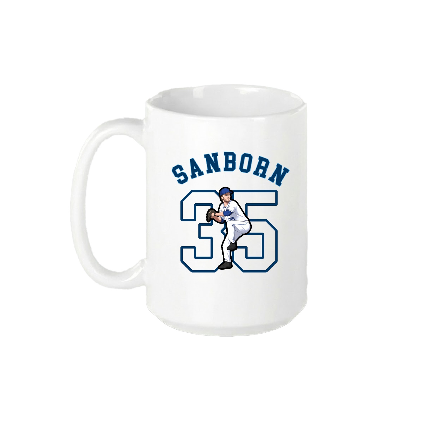 15oz Coffee Mug — Shirsey Arch in White
