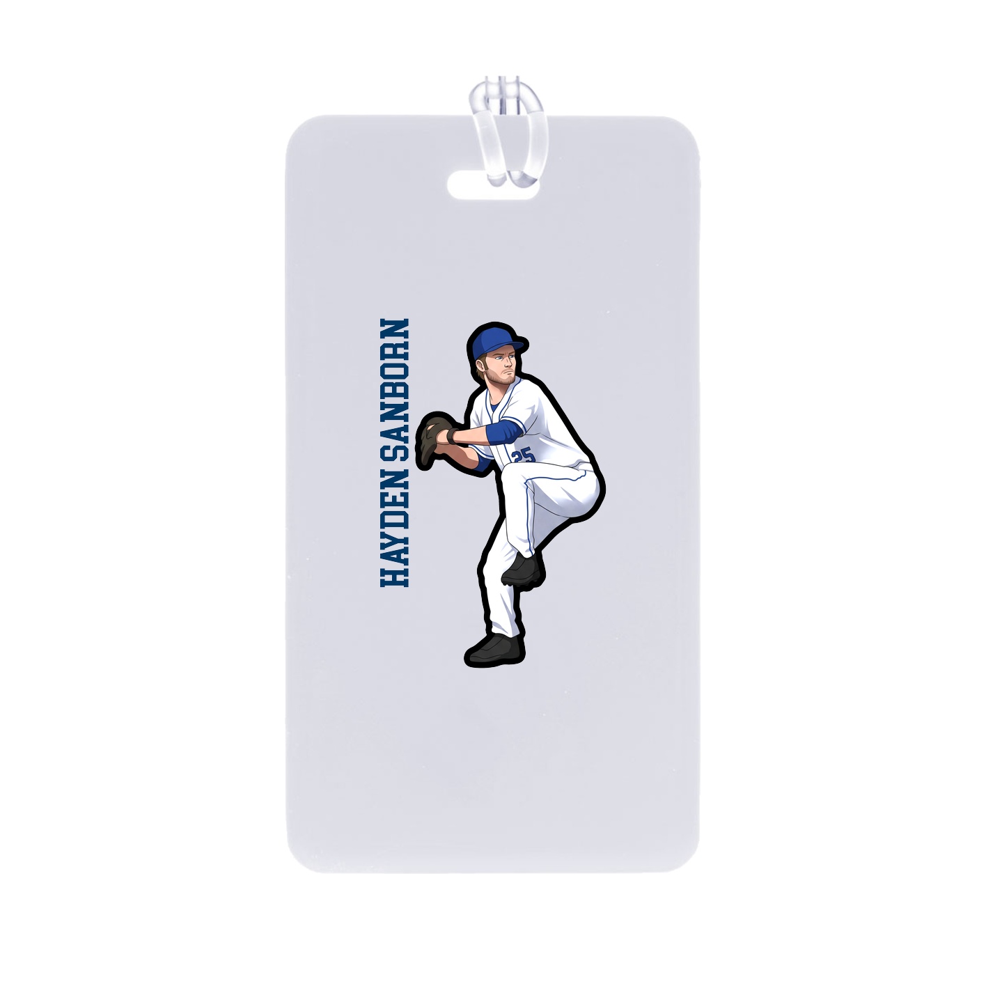 Bag Tag — Name Vertical in Classic