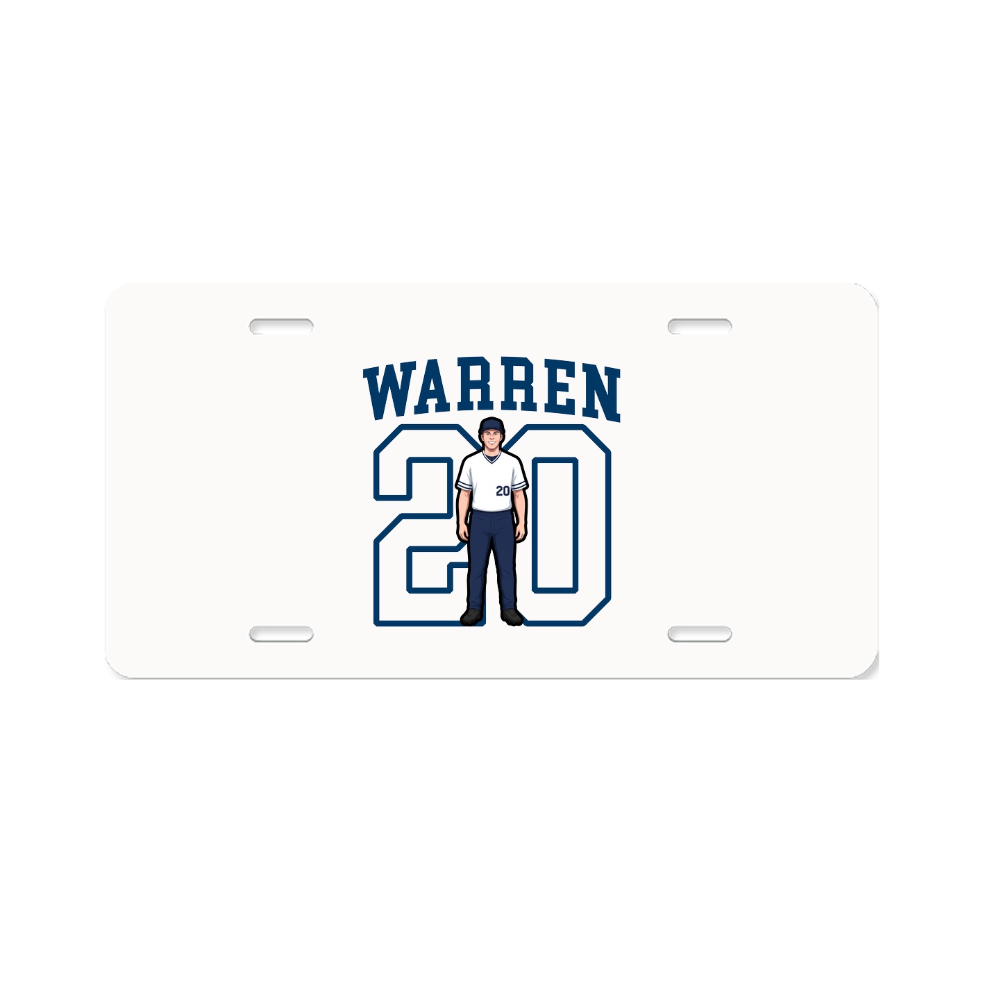 License Plate — Shirsey in Classic