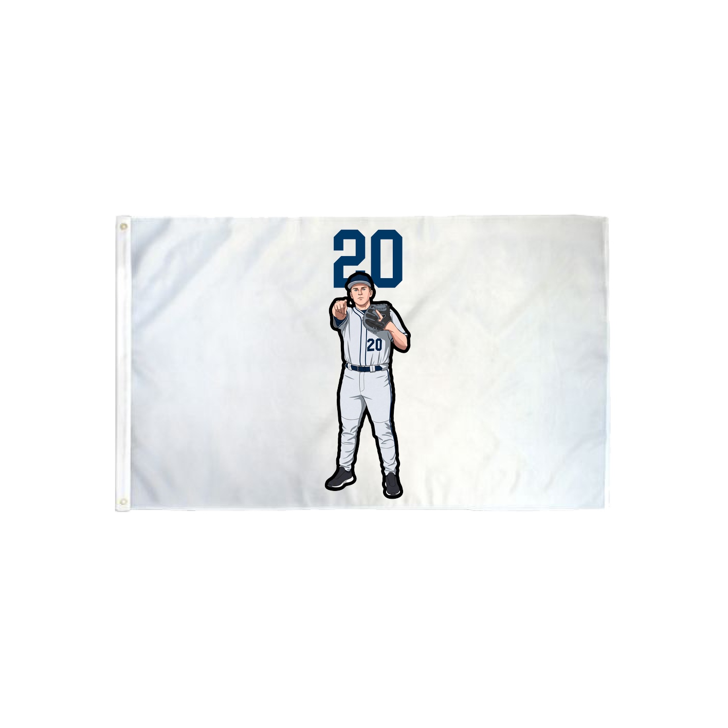 3x5 Flag — Number Top in Classic