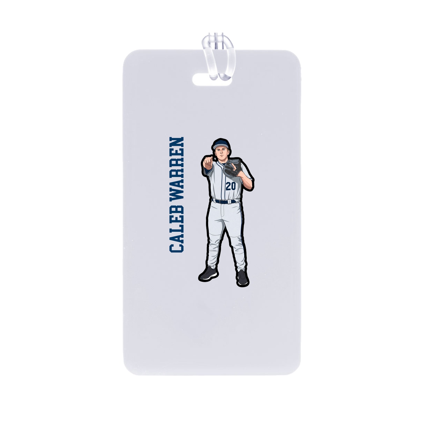 Bag Tag — Name Vertical in Classic