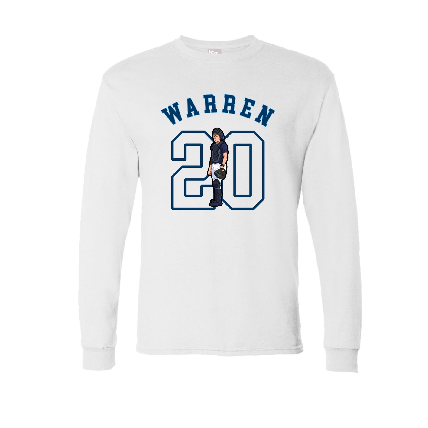 Long Sleeve Tee — Shirsey Arch in White