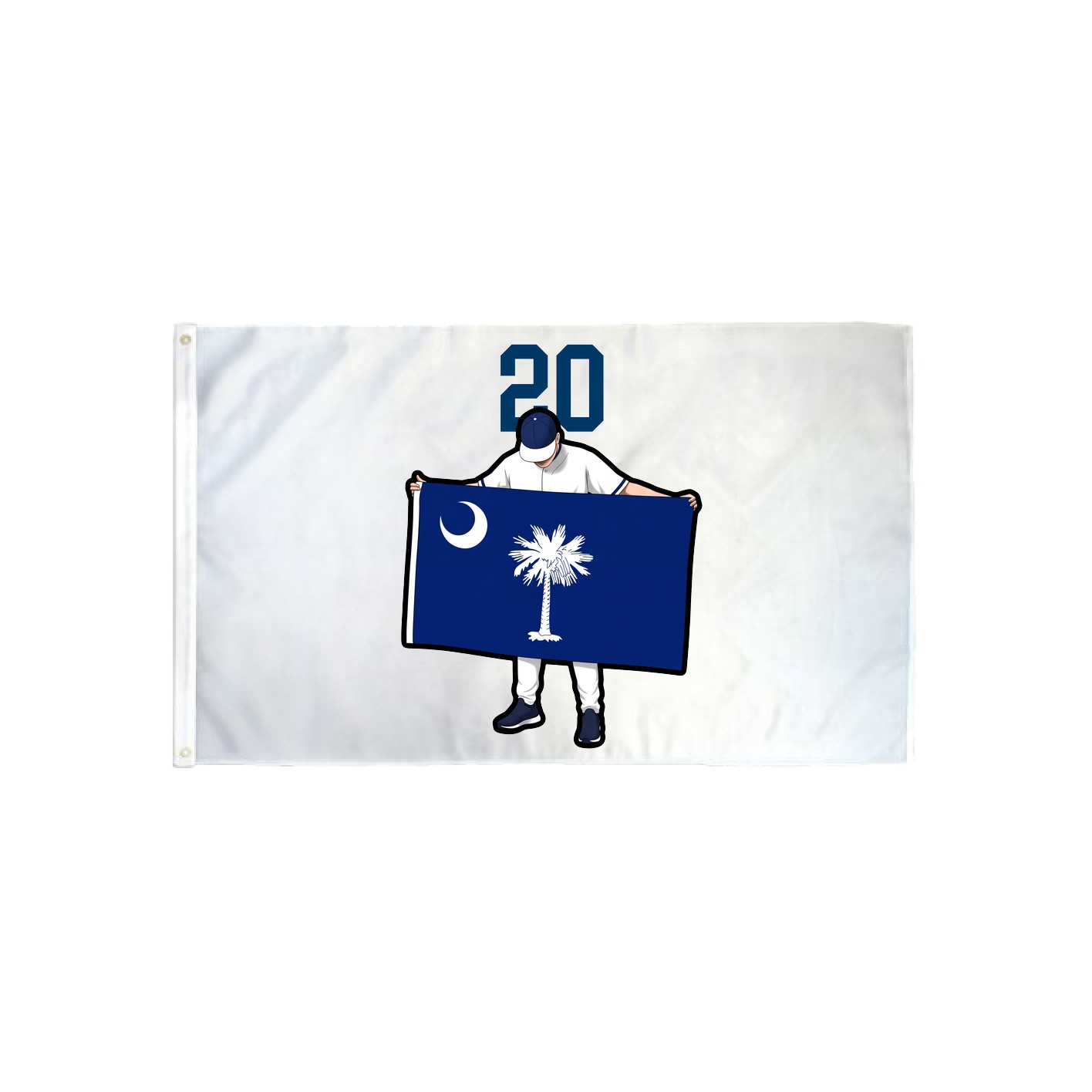 3x5 Flag — Number Top in Classic