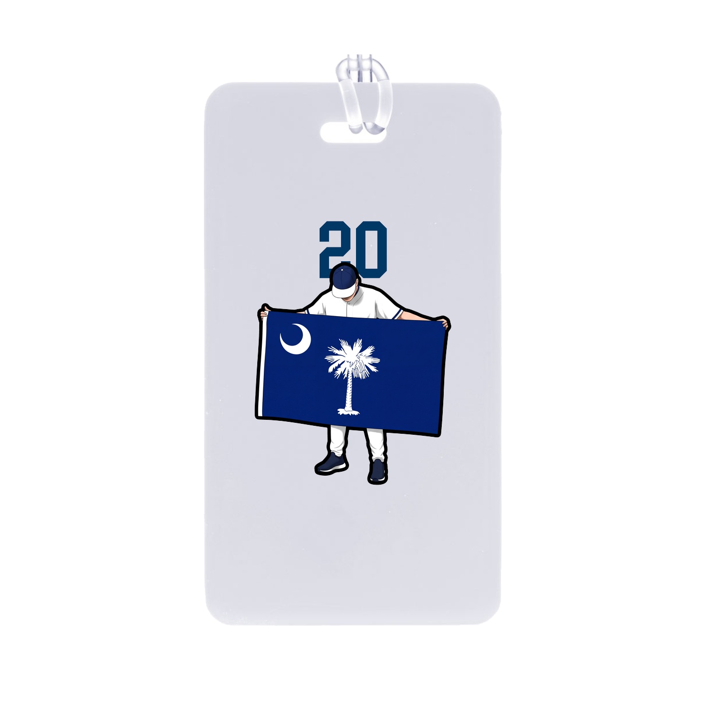 Bag Tag — Number Top in Classic