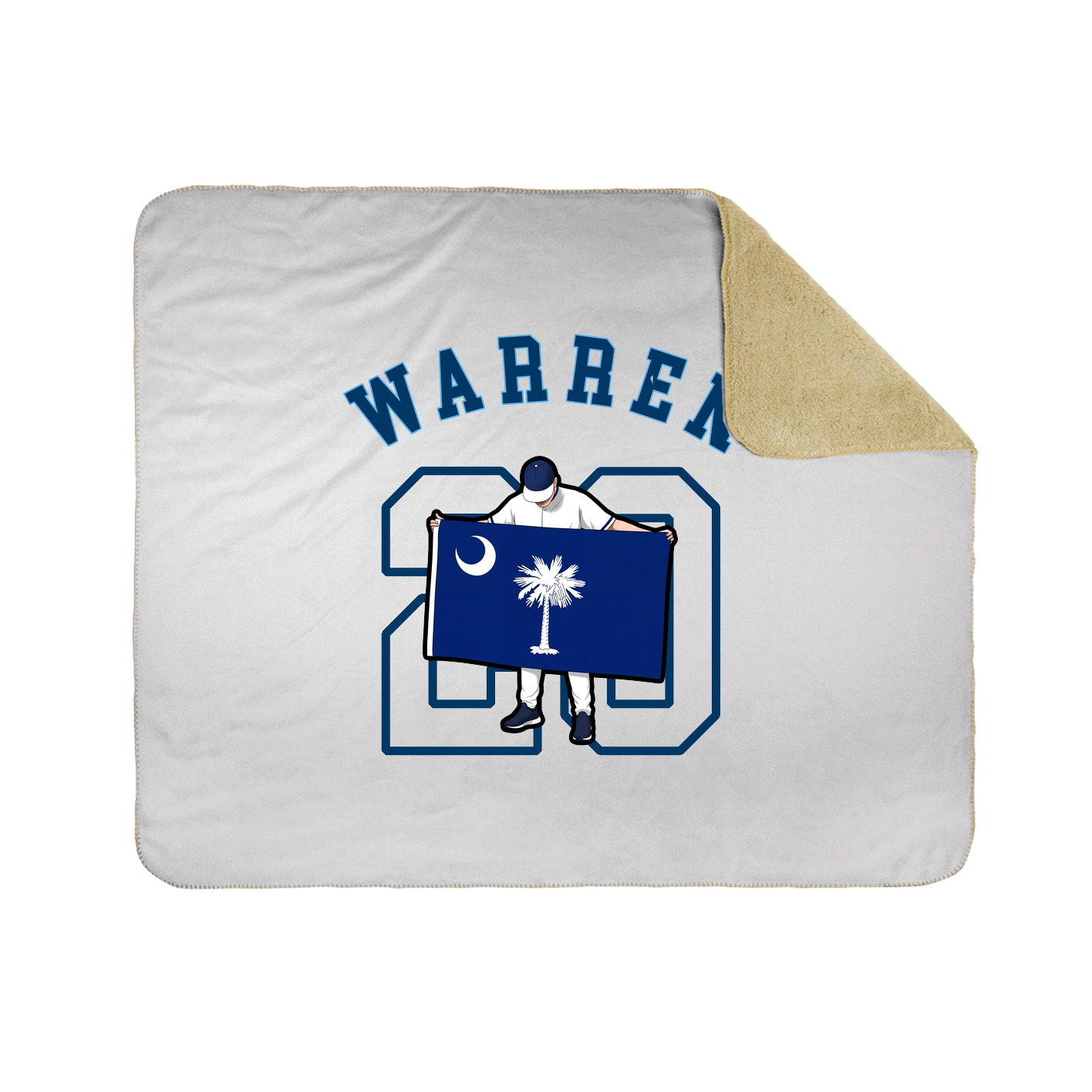 Throw Blanket — Shirsey Arch in White
