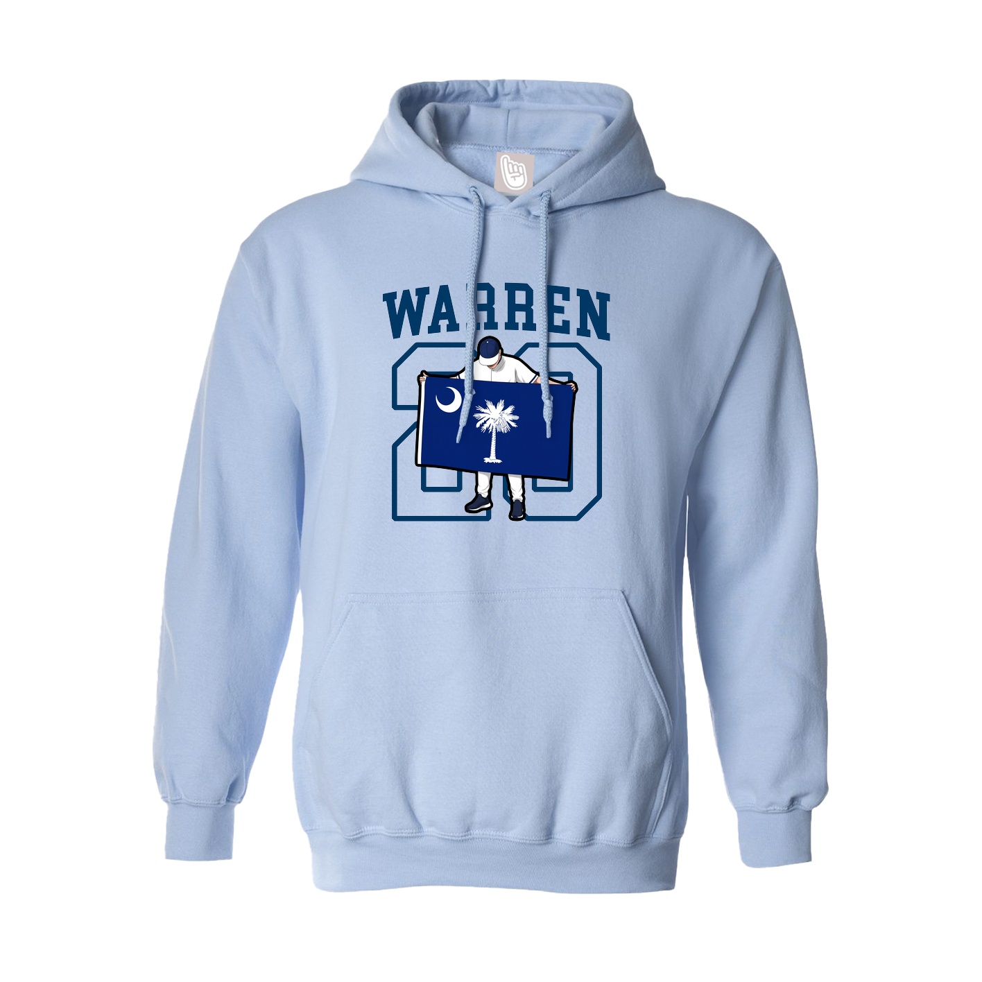 Hoodie — Shirsey in Light Blue