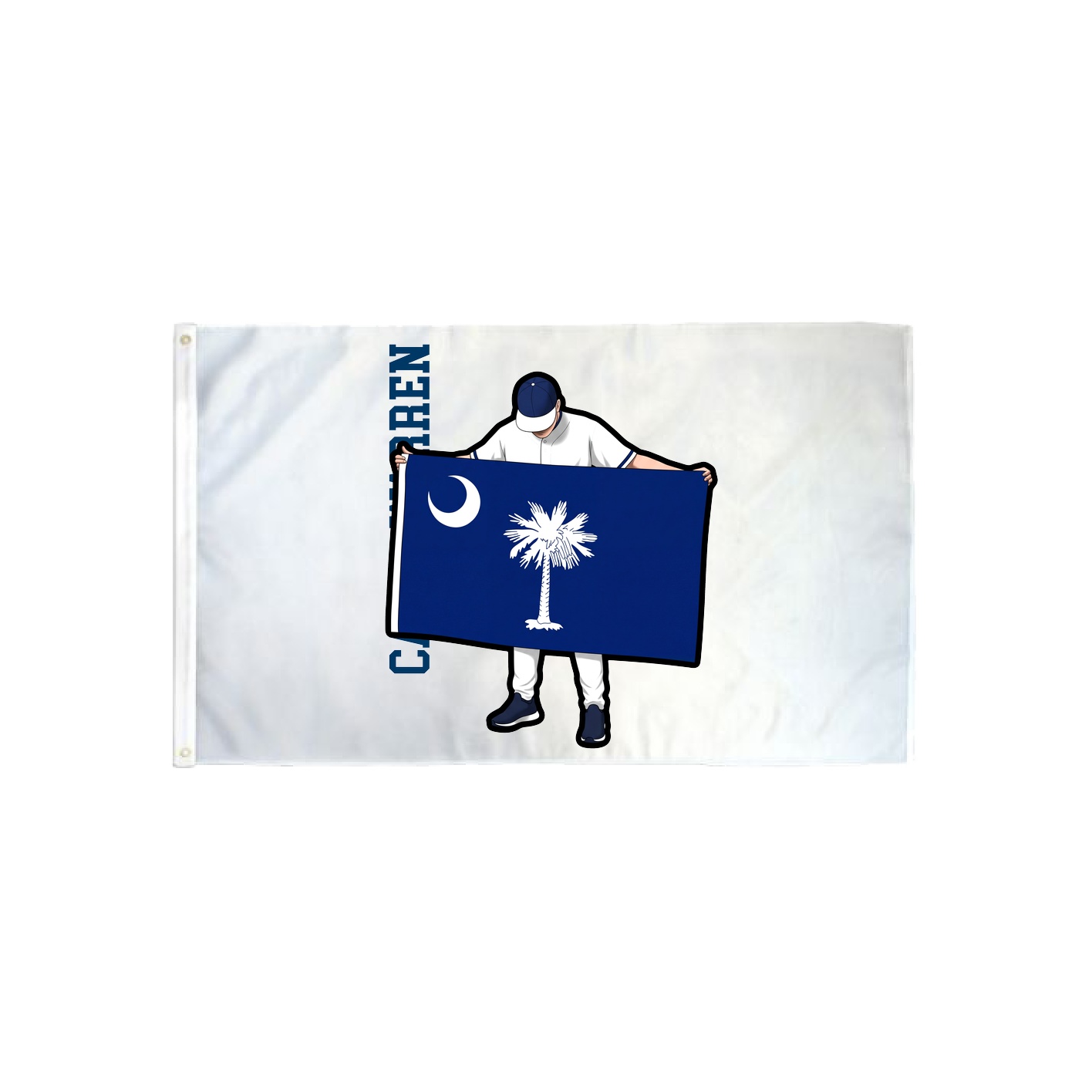 3x5 Flag — Name Vertical in Classic
