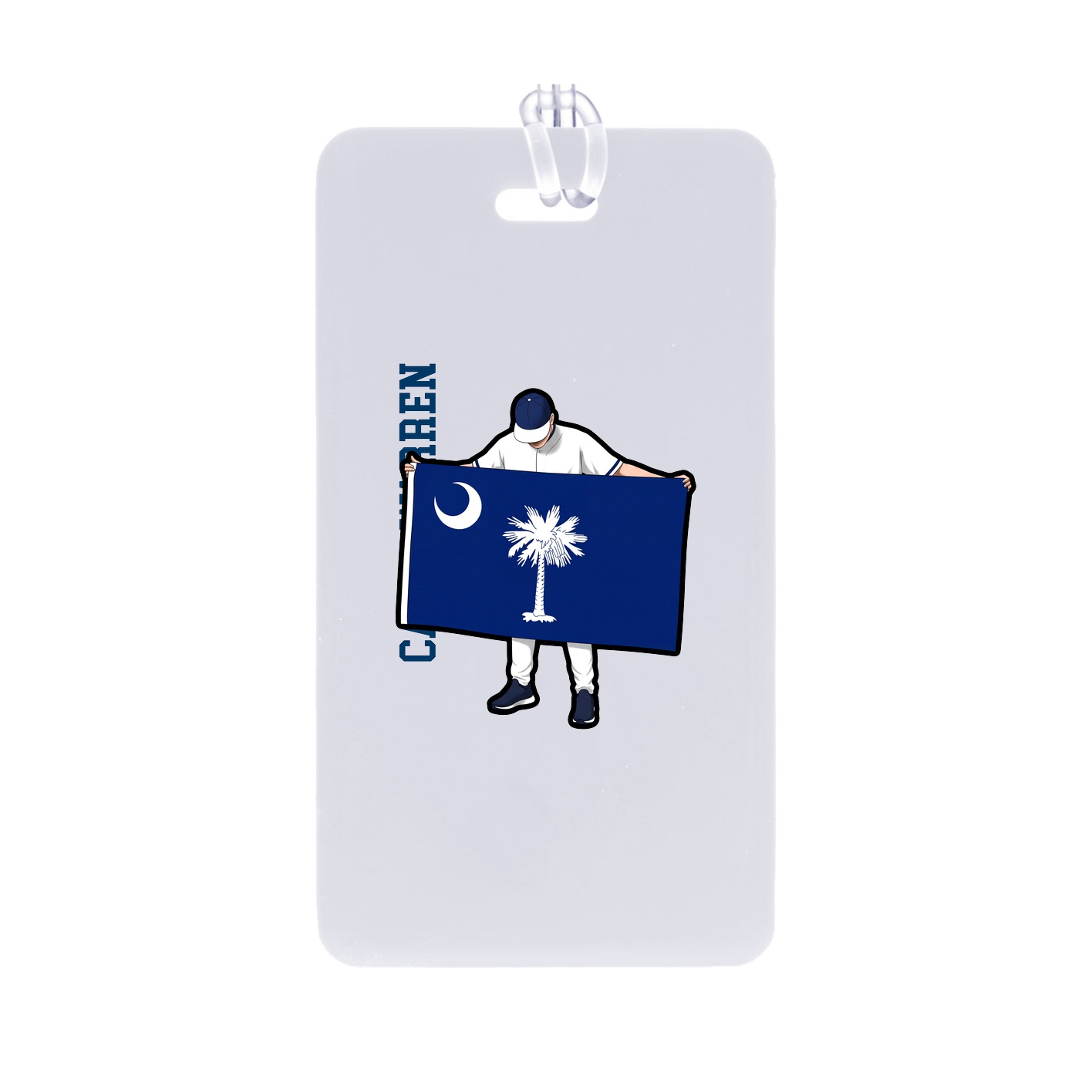 Bag Tag — Name Vertical in Classic