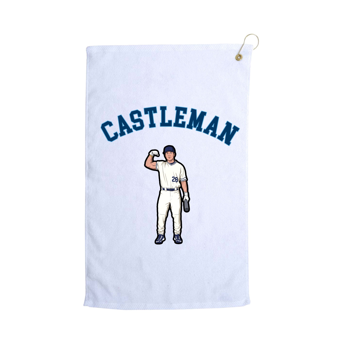 Golf Towel — Shirsey Arch in White