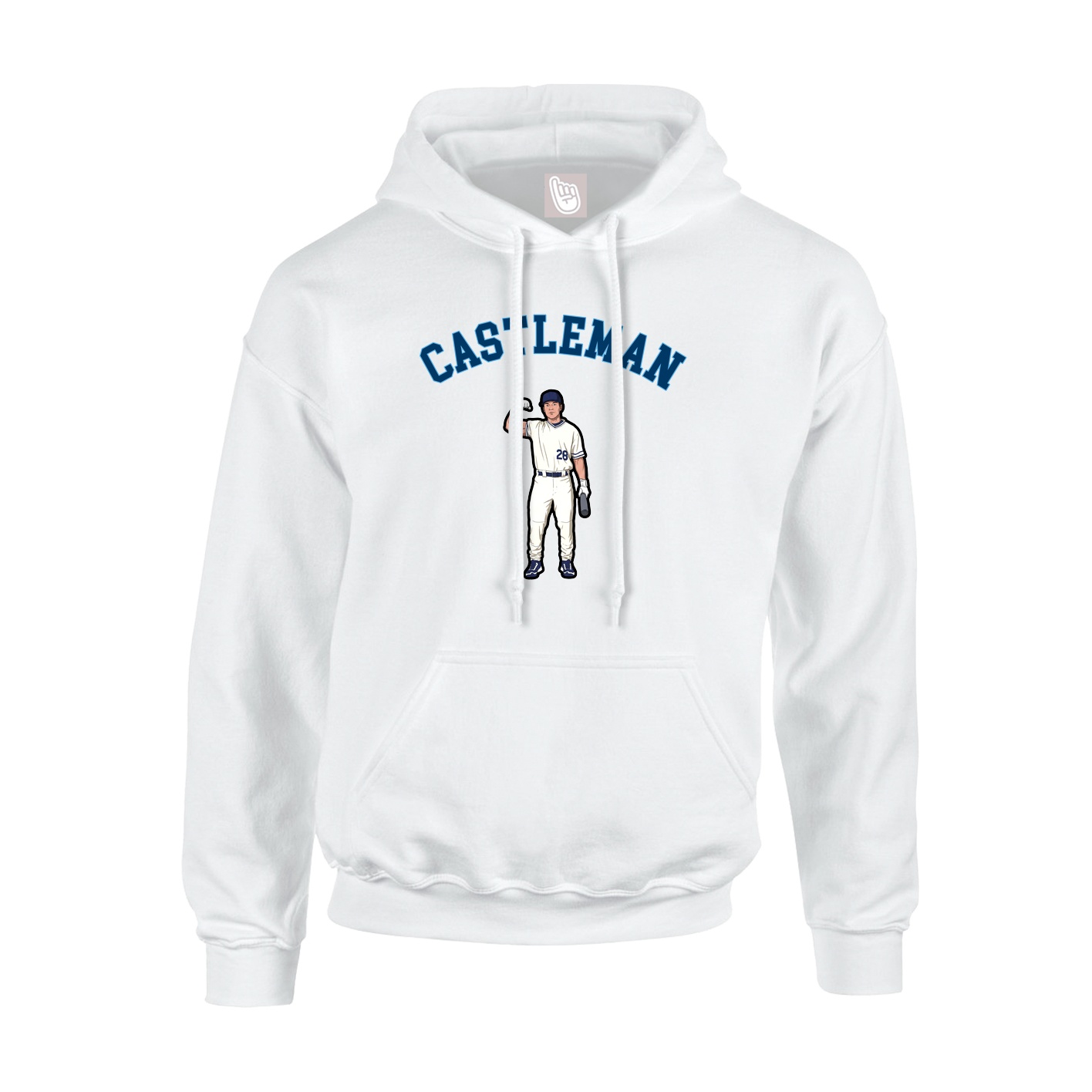 Hoodie — Shirsey Arch in White