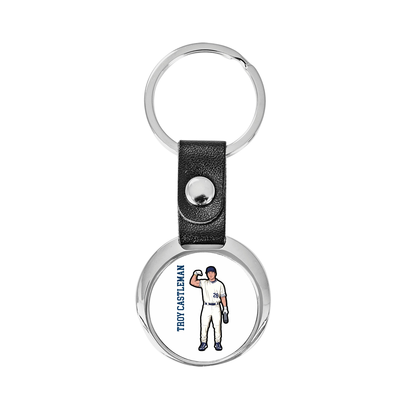 Key Chain — Name Vertical in Classic
