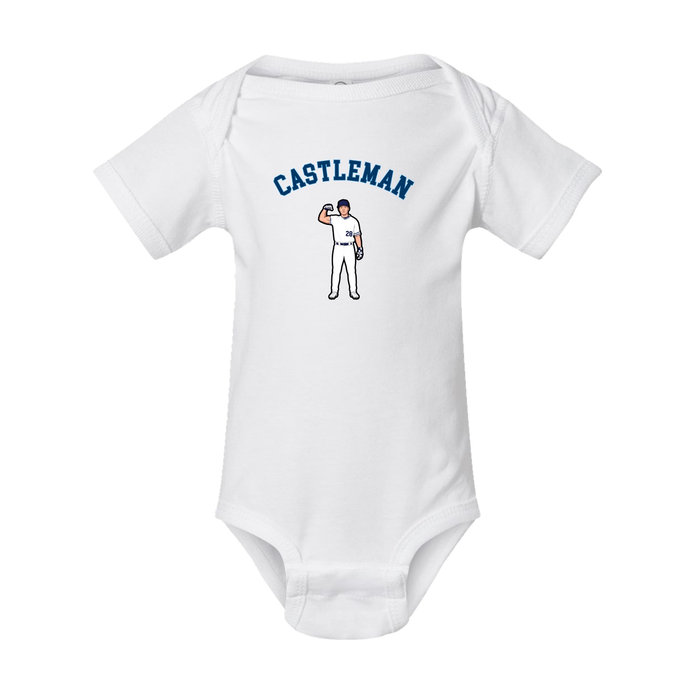 Baby Onesie — Shirsey Arch in White