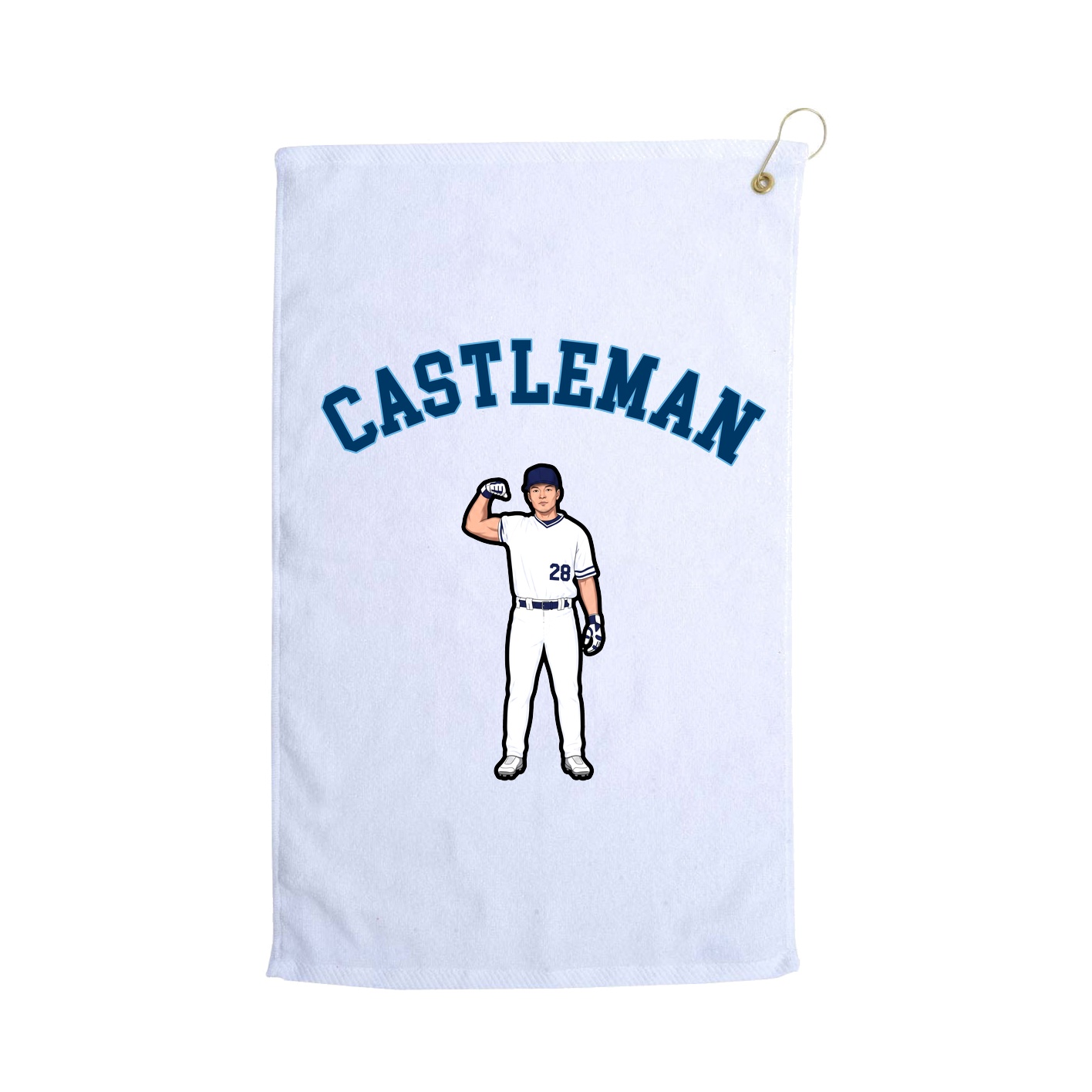 Golf Towel — Shirsey Arch in White