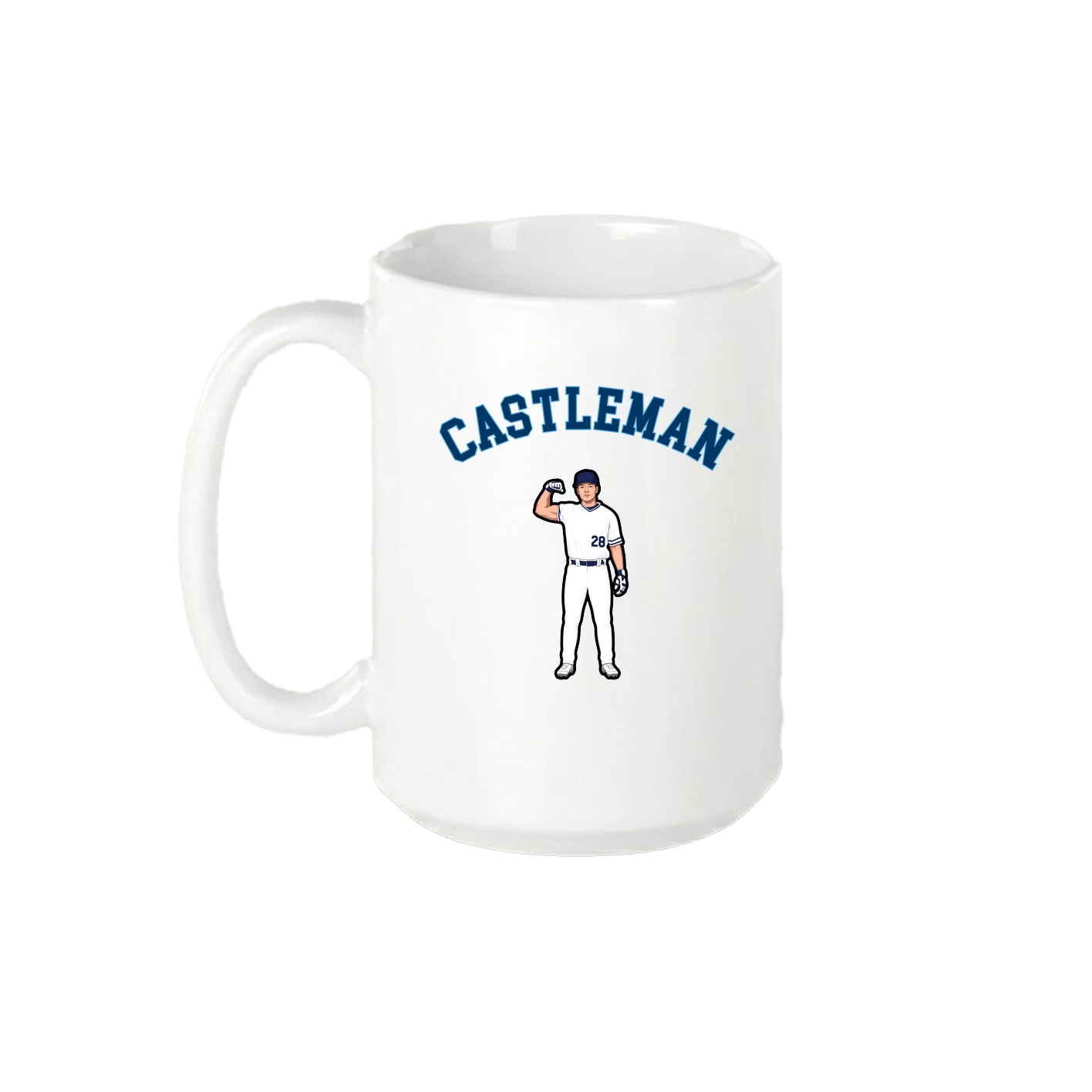 15oz Coffee Mug — Shirsey Arch in White