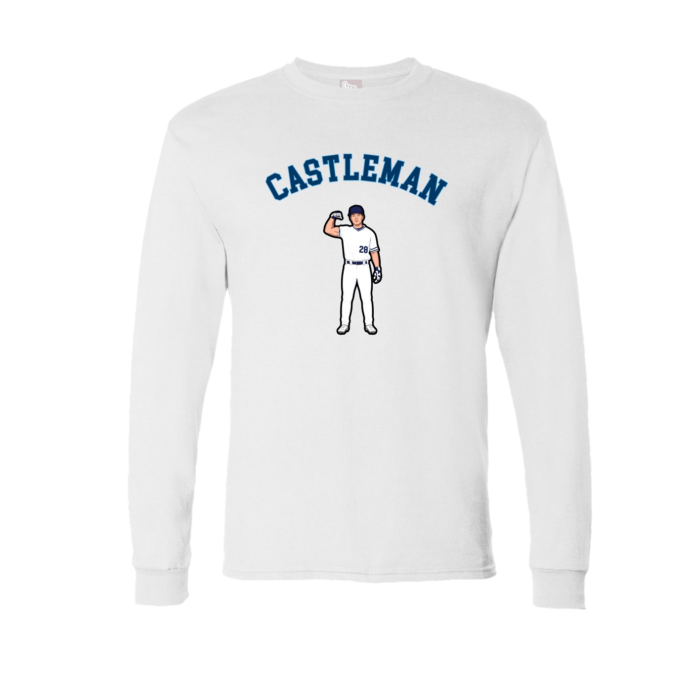 Long Sleeve Tee — Shirsey Arch in White