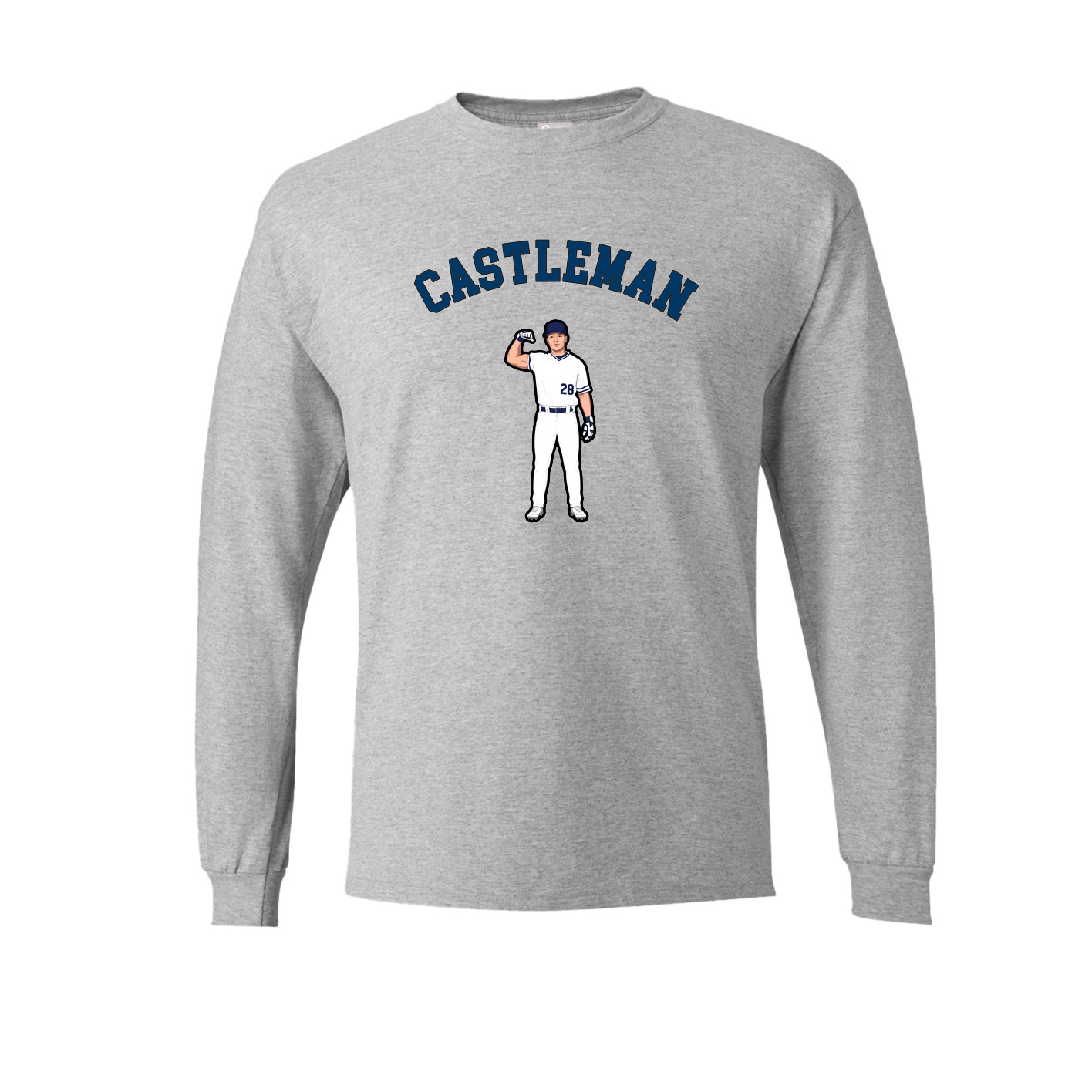 Long Sleeve Tee — Shirsey Arch in Grey