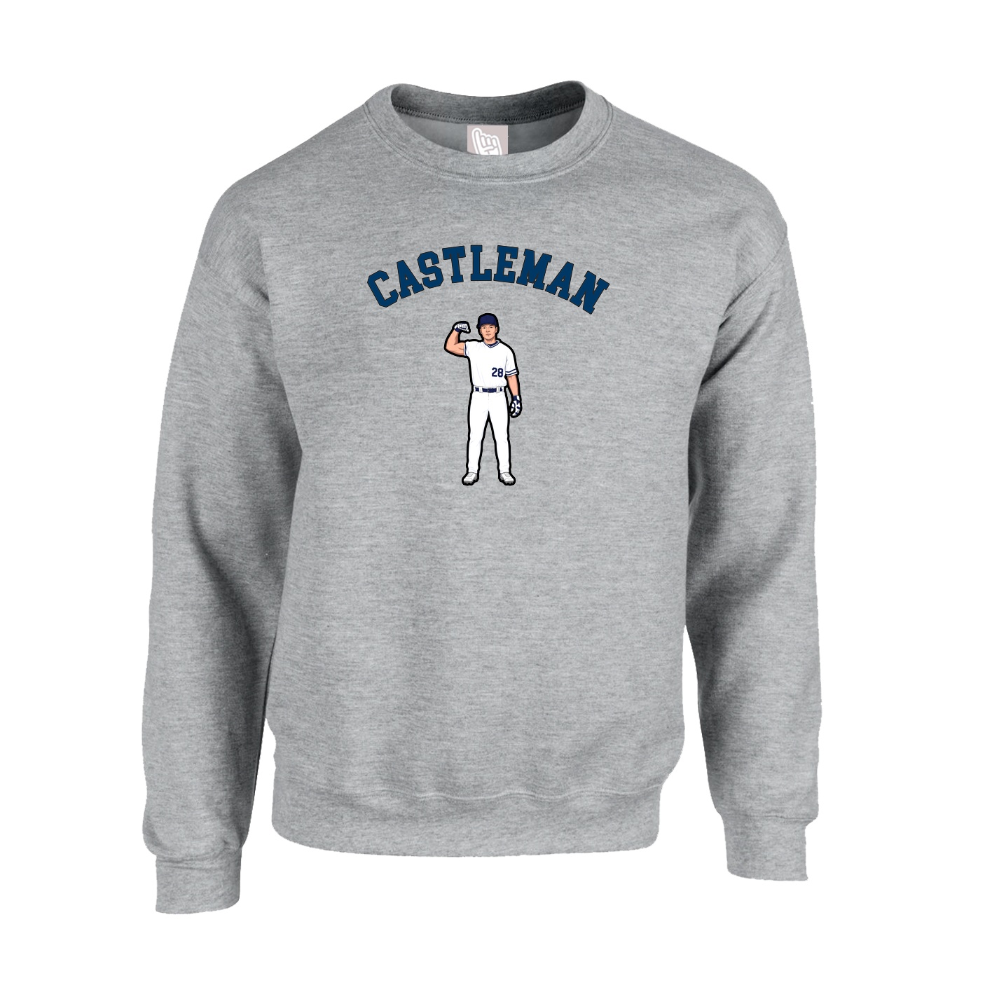 Fleece Crew — Shirsey Arch in Grey