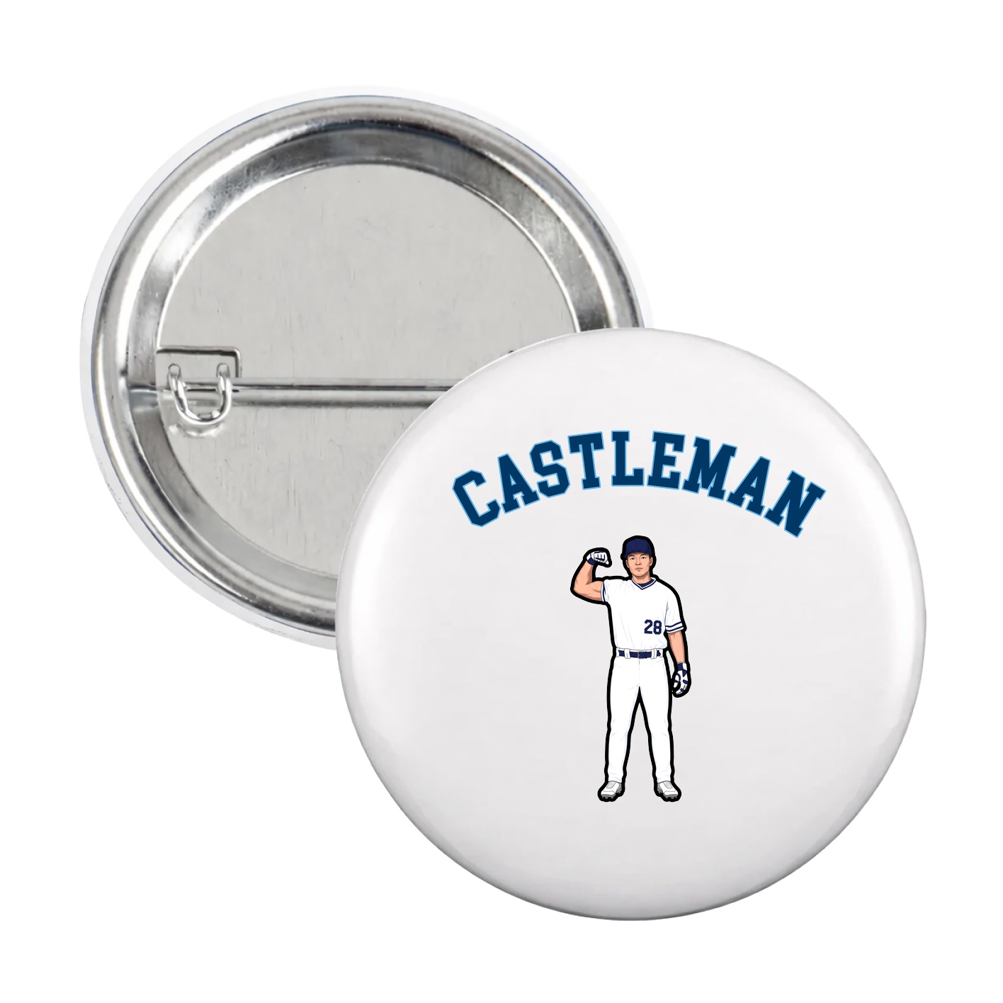 Game Day Button — Shirsey Arch in White