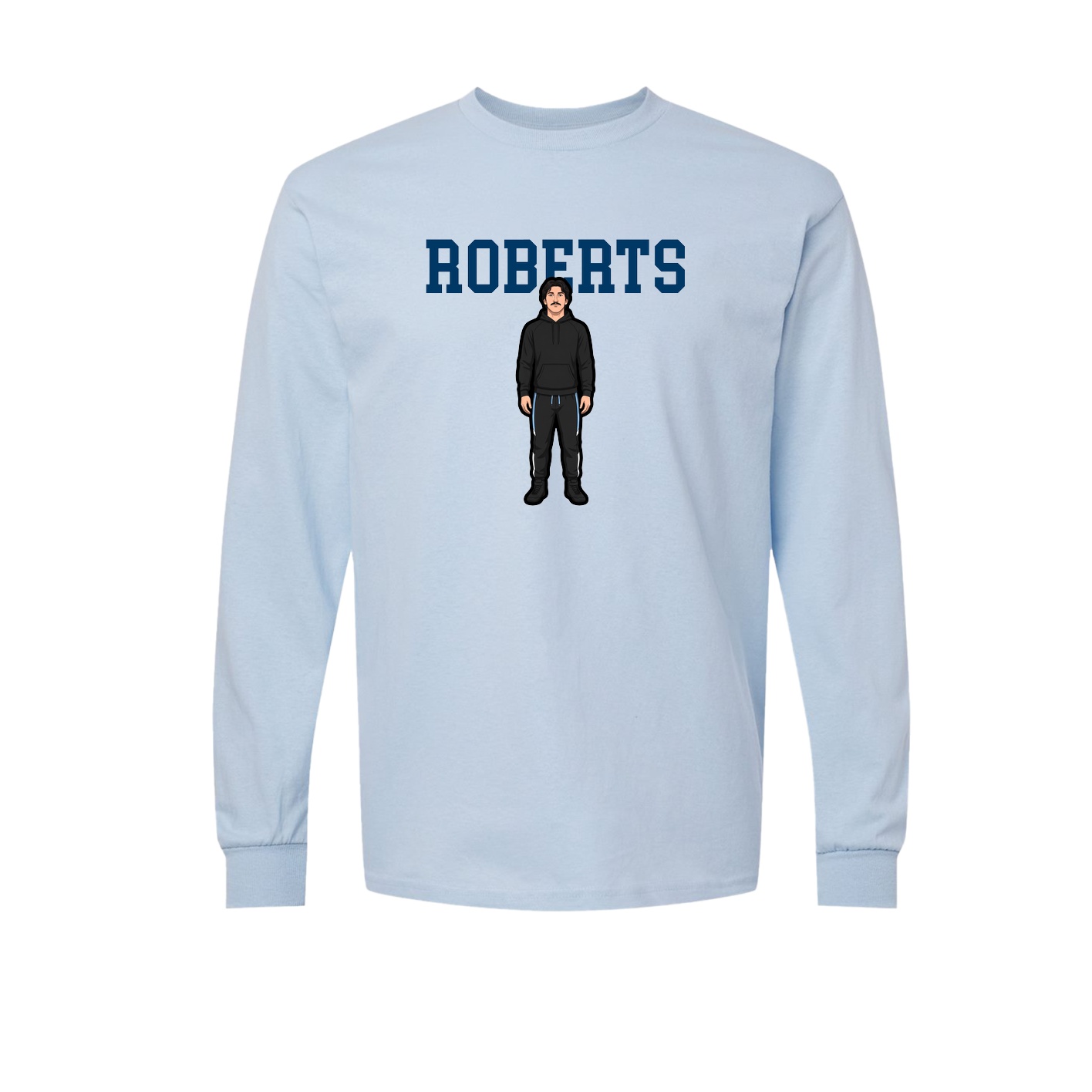 Long Sleeve Tee — Shirsey in Light Blue
