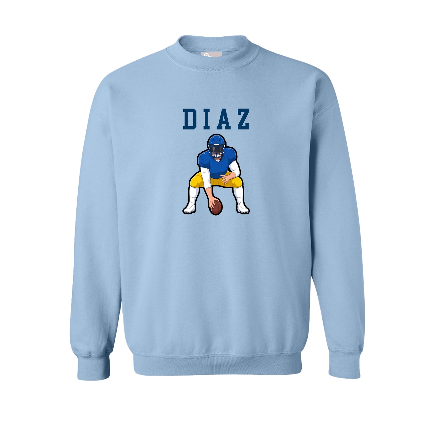 Fleece Crew — Shirsey in Light Blue