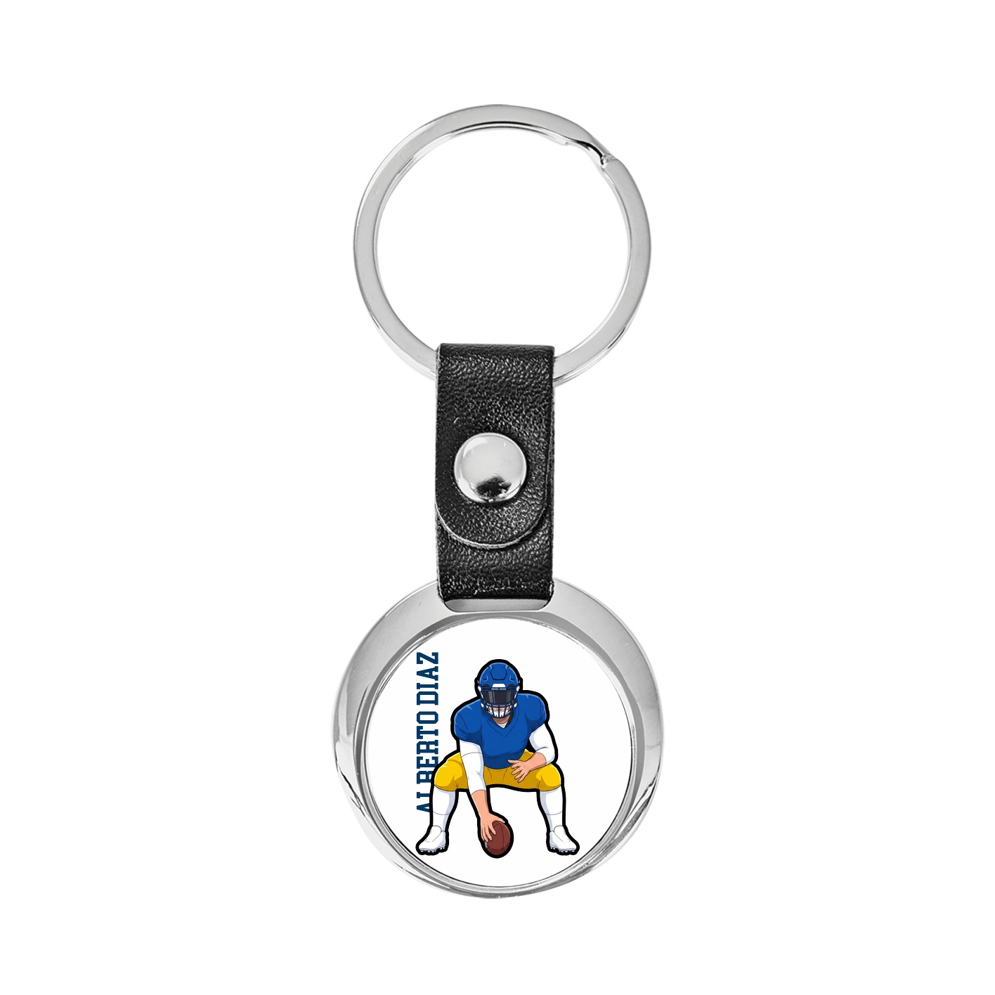 Key Chain — Name Vertical in Classic