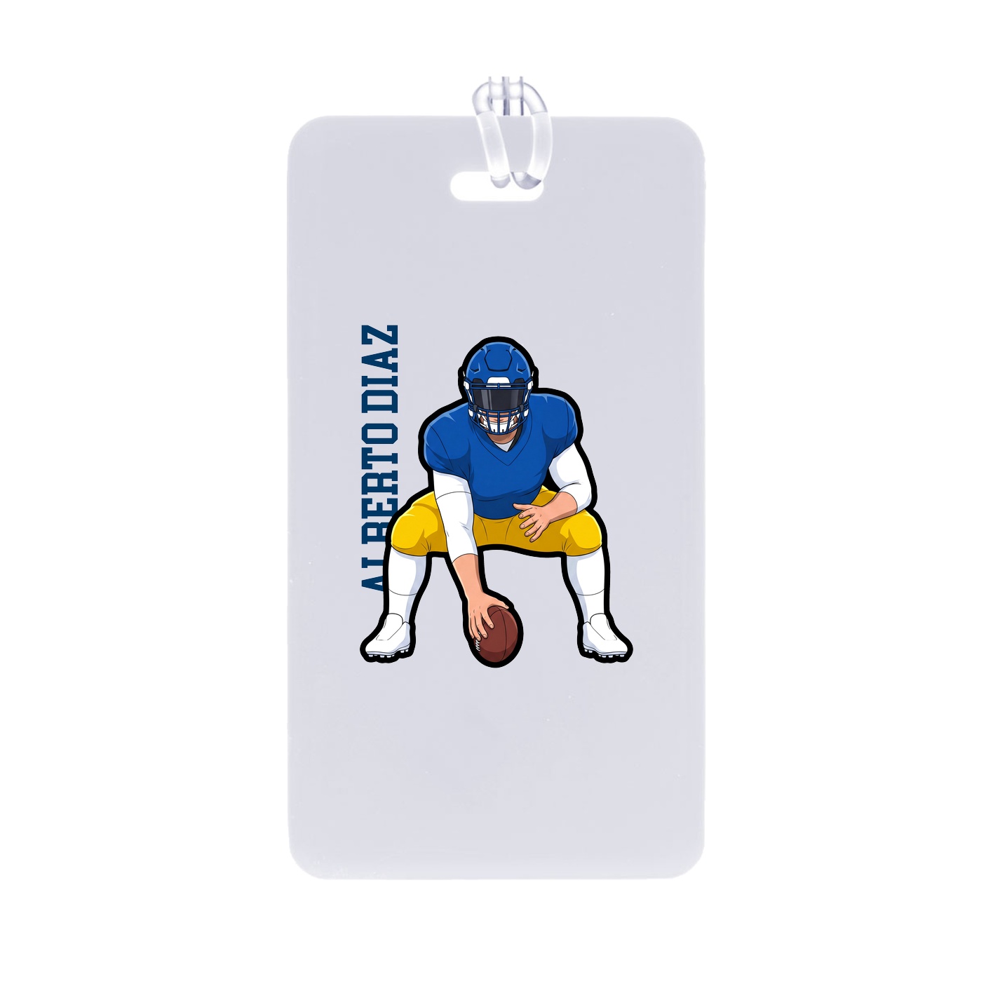 Bag Tag — Name Vertical in Classic