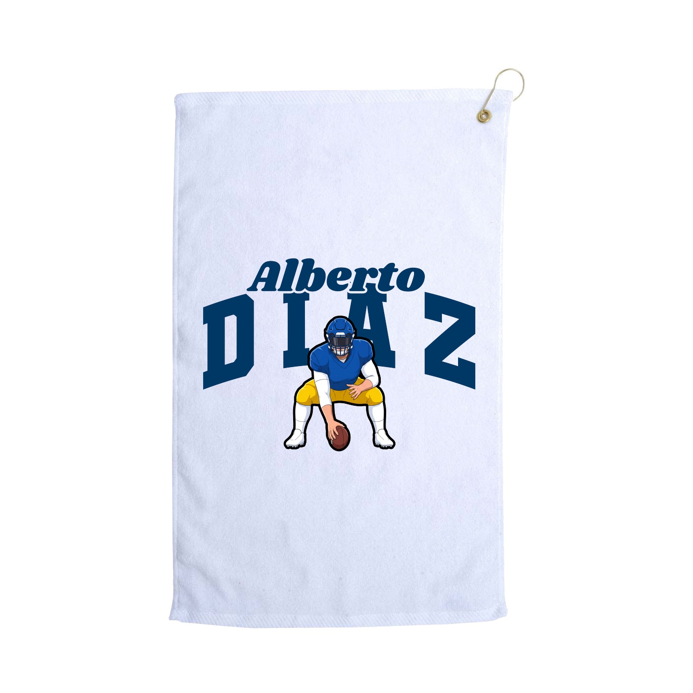 Golf Towel — Signature Arch in White