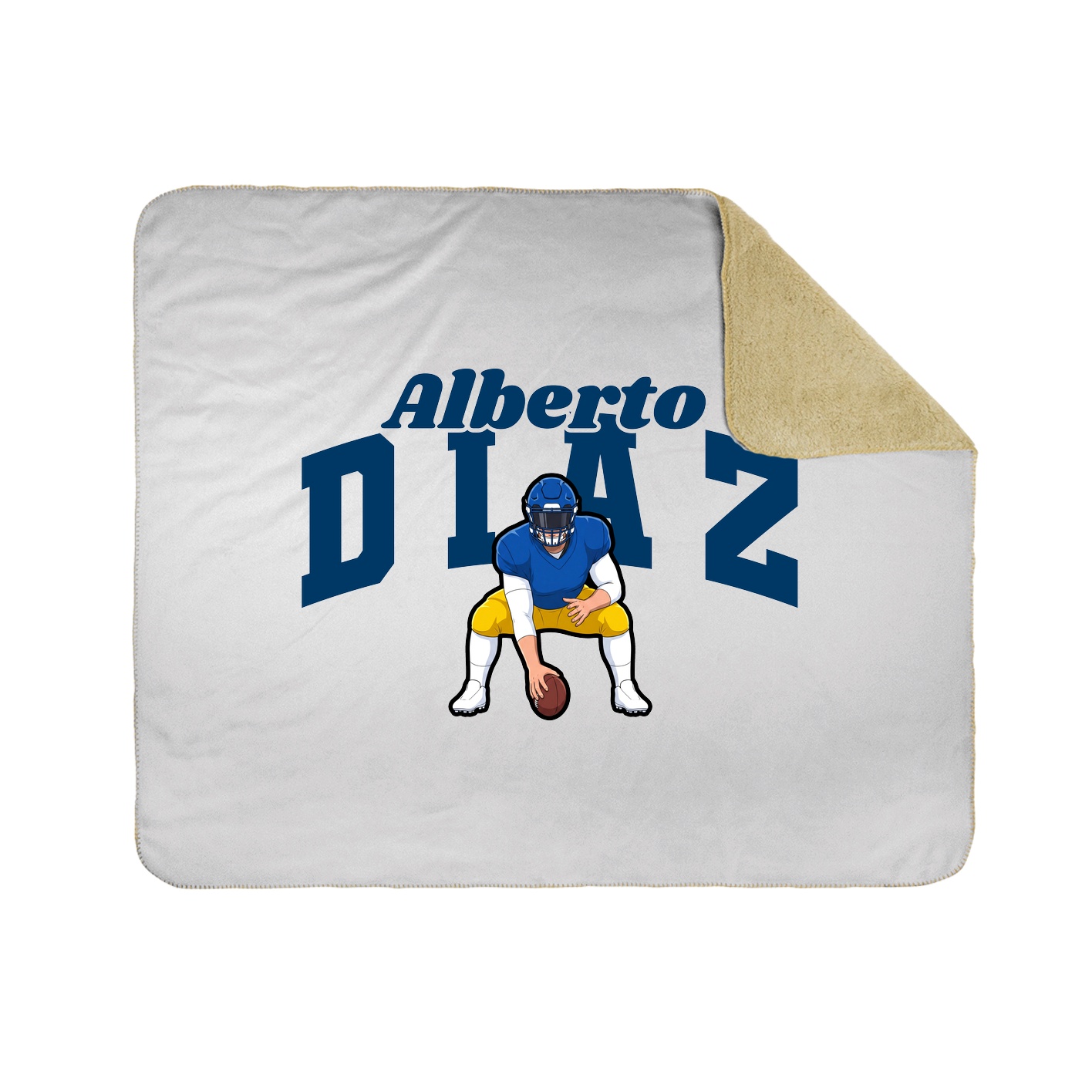 Throw Blanket — Signature Arch in White