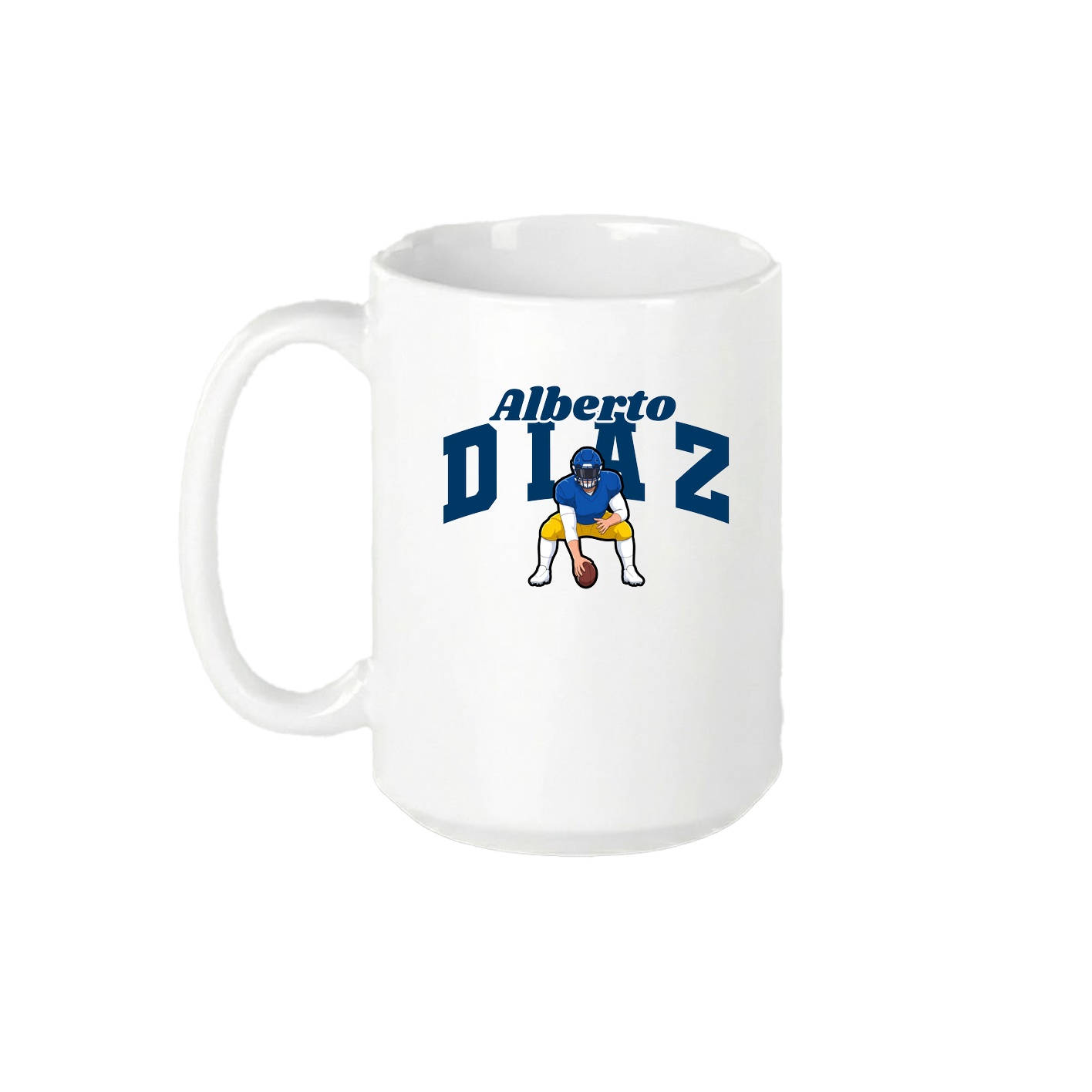 15oz Coffee Mug — Signature Arch in White