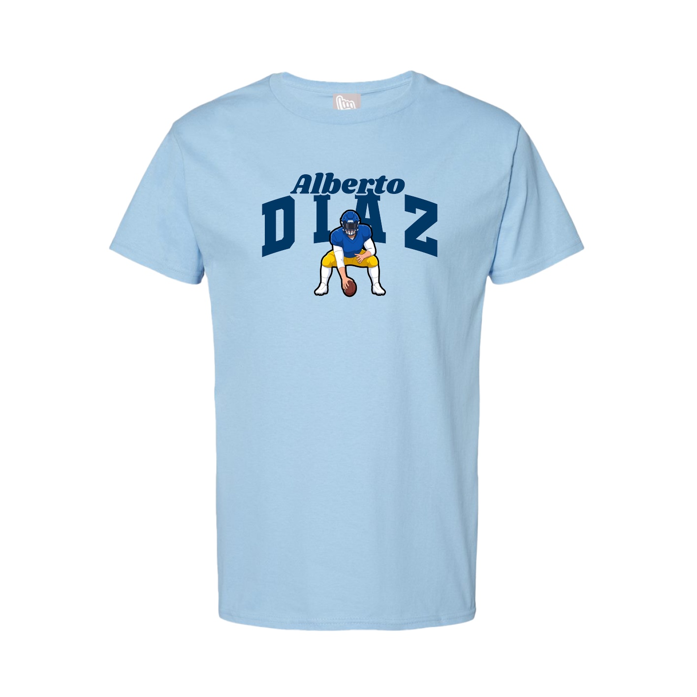 Tee — Signature Arch in Light Blue