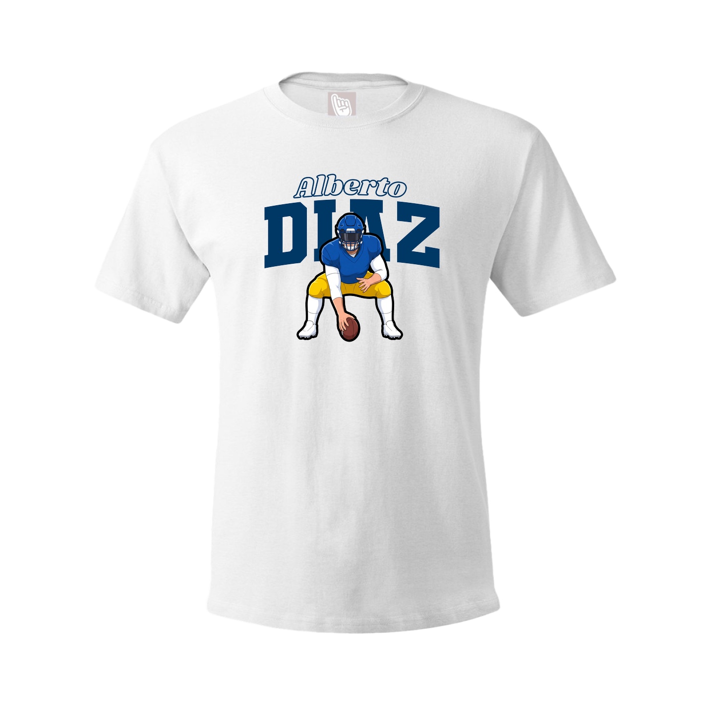 Tee — Name Arch in White