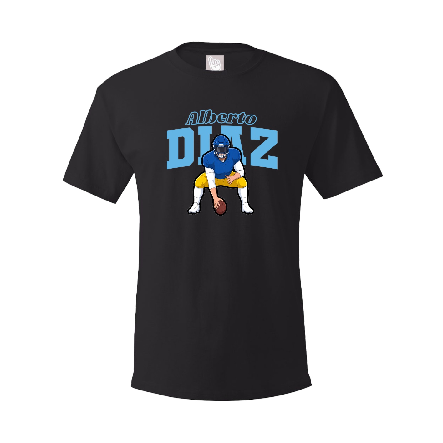 Youth Tee — Name Arch in Black