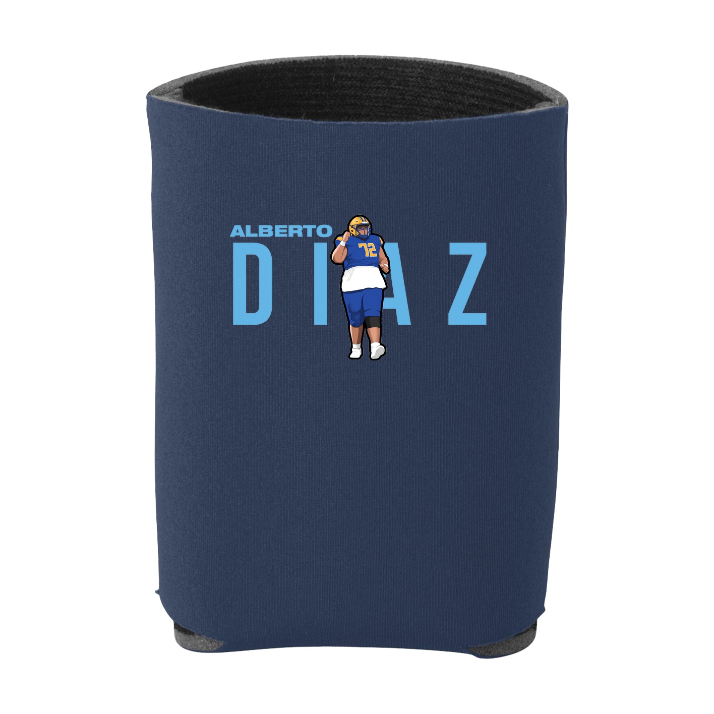 Can Holder — Player Name in Navy